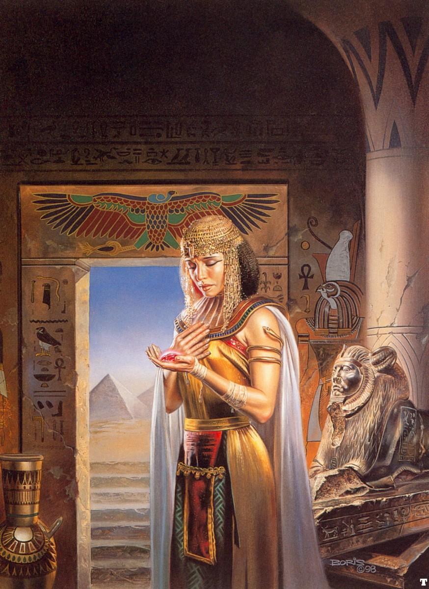 874x1200 Egyptian Princess Wallpaper