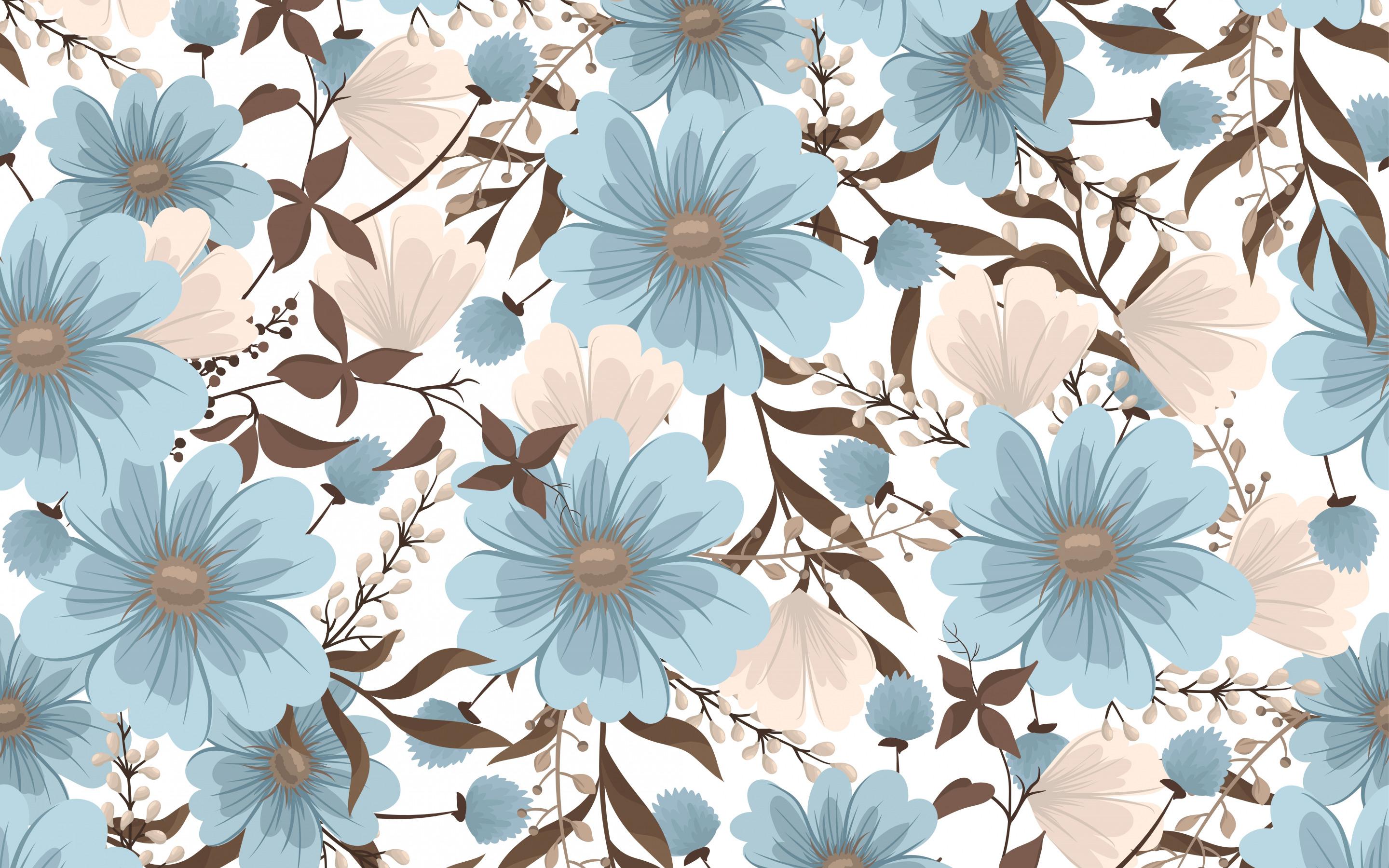 Flowers and Aesthetic Brown Background Graphic by povridestudio