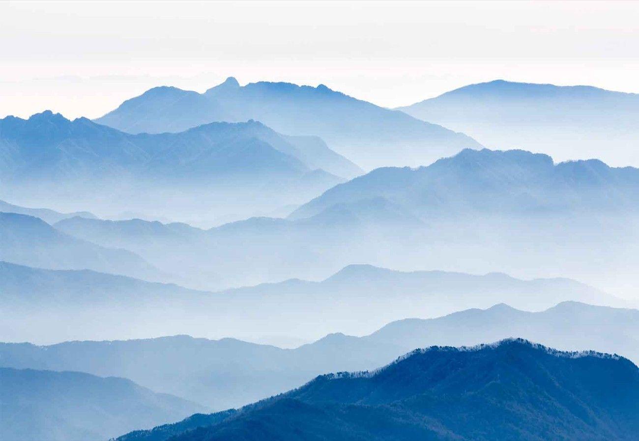 1300x898 Misty Mountains Wall Paper Mural
