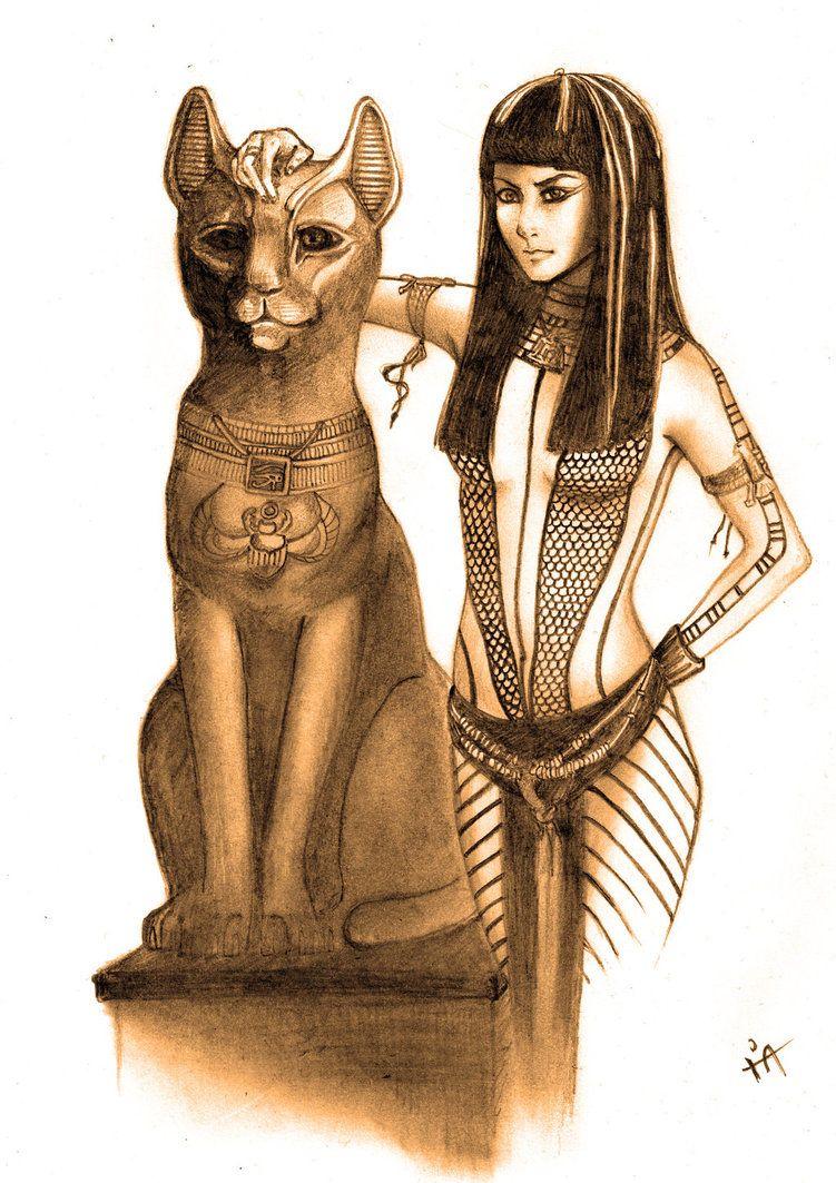 751x1063 Browse Art. Egyptian cat goddess, Egyptian art, Egyptian princess