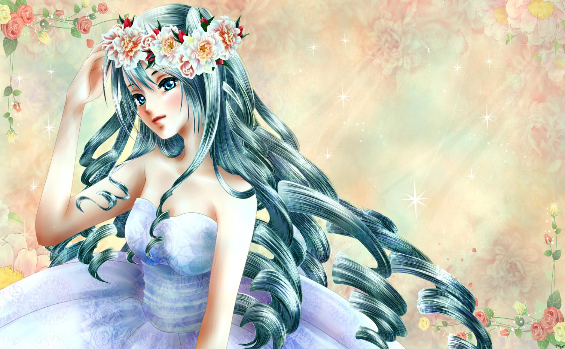 1880x1162 Anime girl dress