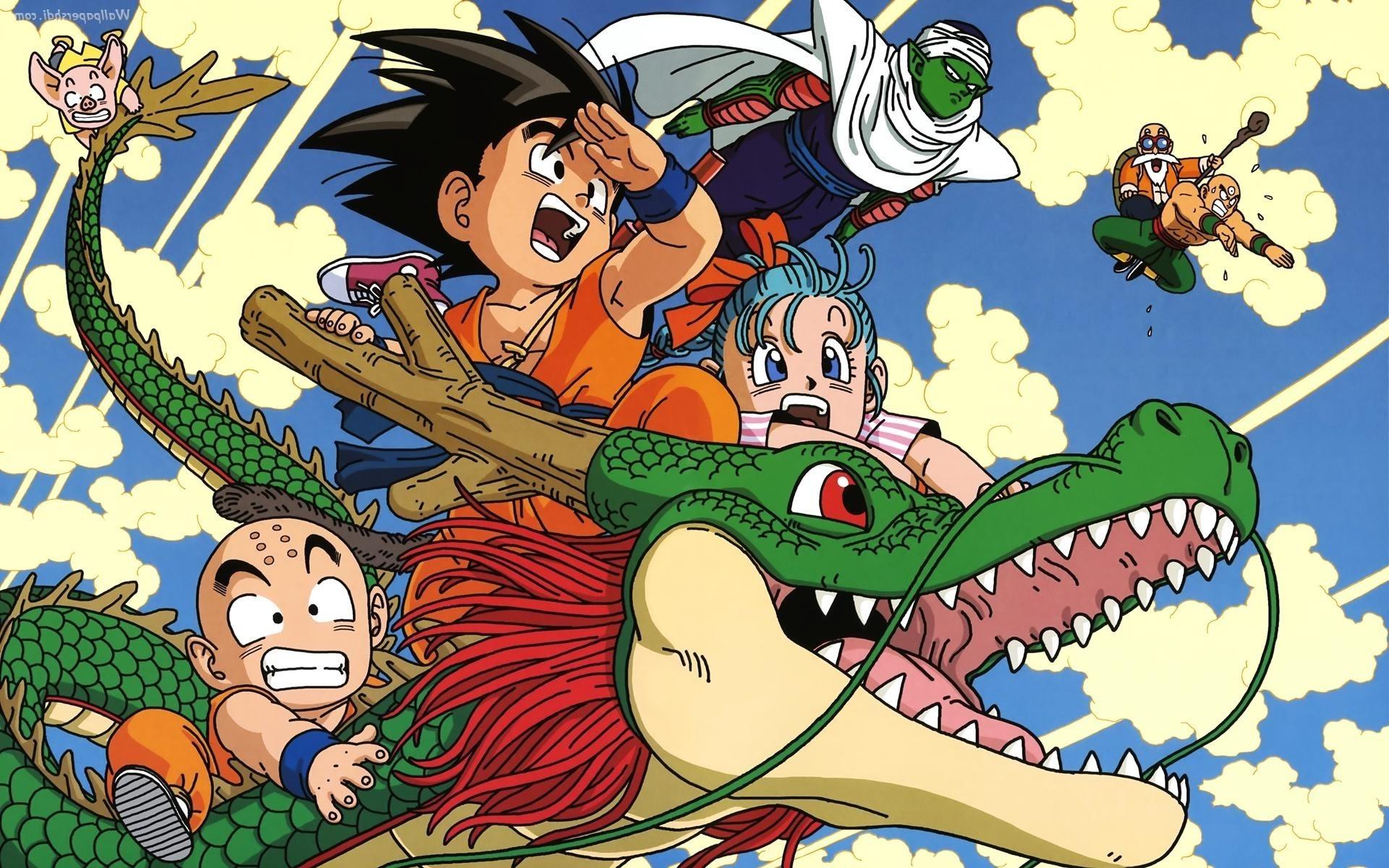 1920x1200 anime dragon ball dragon ball z son goku piccolo krillin wallpaper