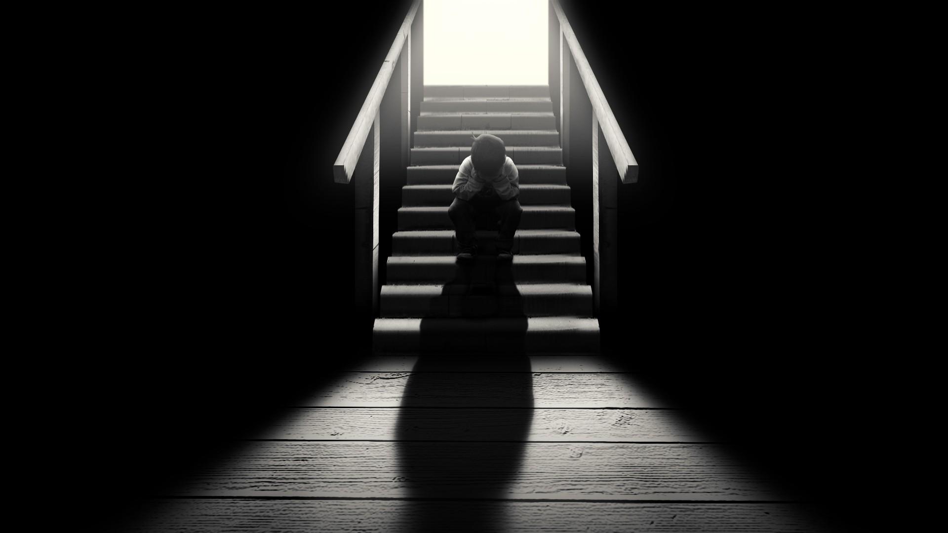 1920x1080 #monochrome, #dark, #loneliness, wallpaper. Mocah HD Wallpaper