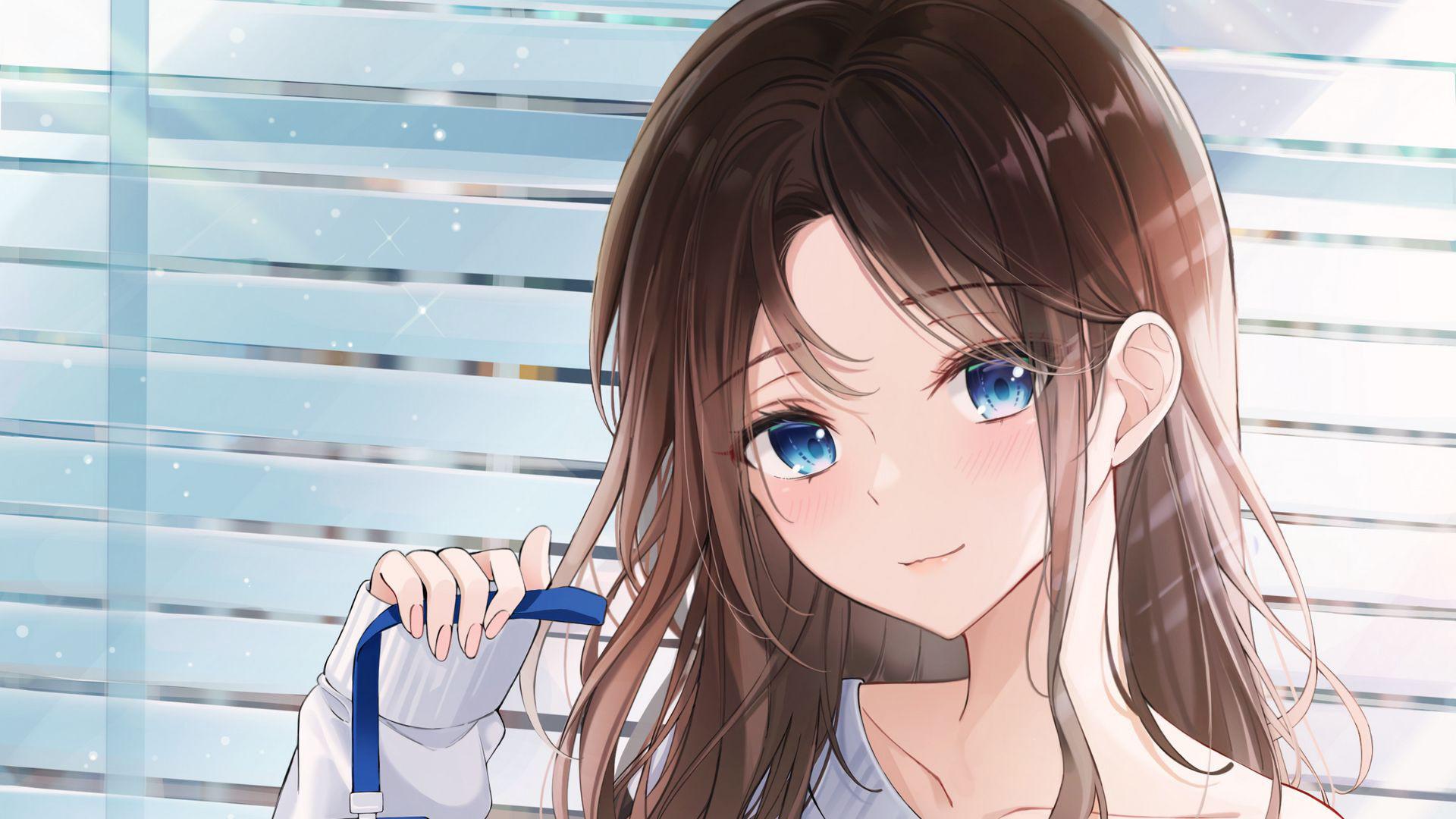 Blue Eyes Anime Girl Wallpapers - Top Free Blue Eyes Anime Girl ...