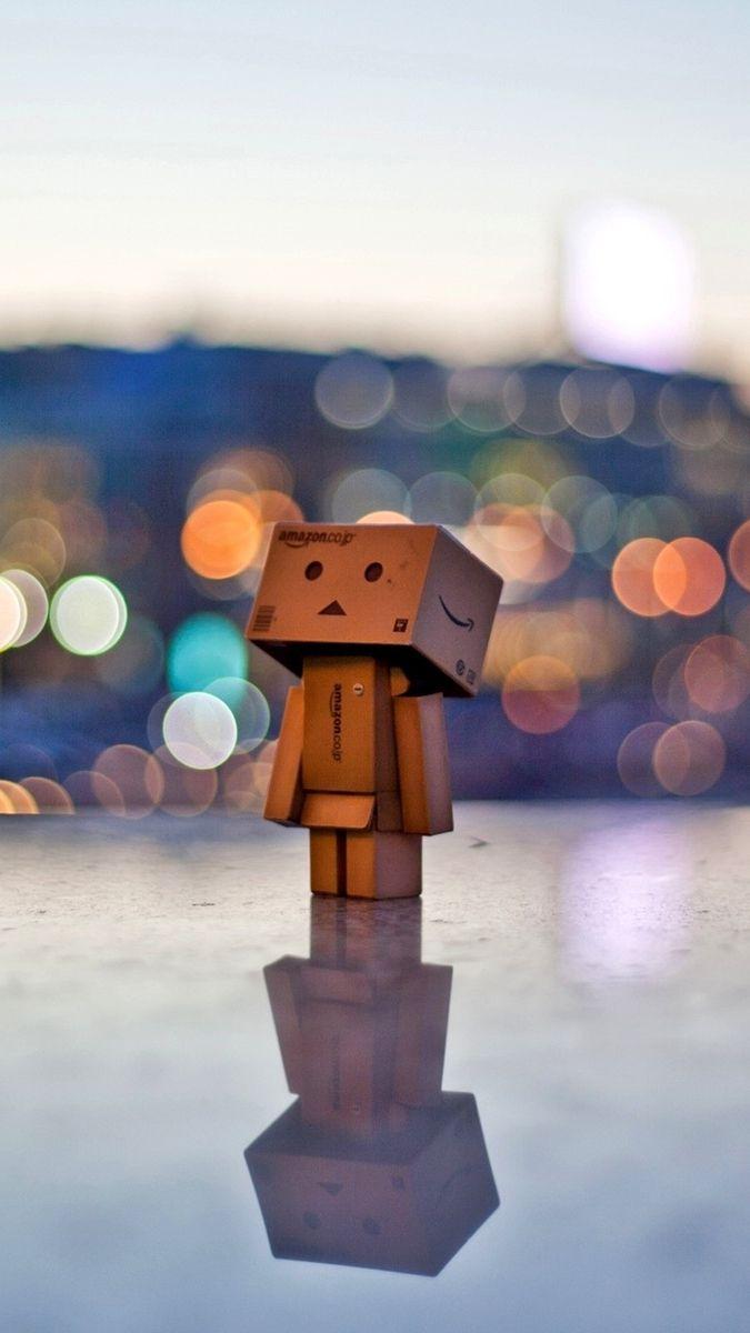 675x1200 Amazon Danboard in Citylights iPhone Wallpaper. Danbo, City lights wallpaper, Photography wallpaper
