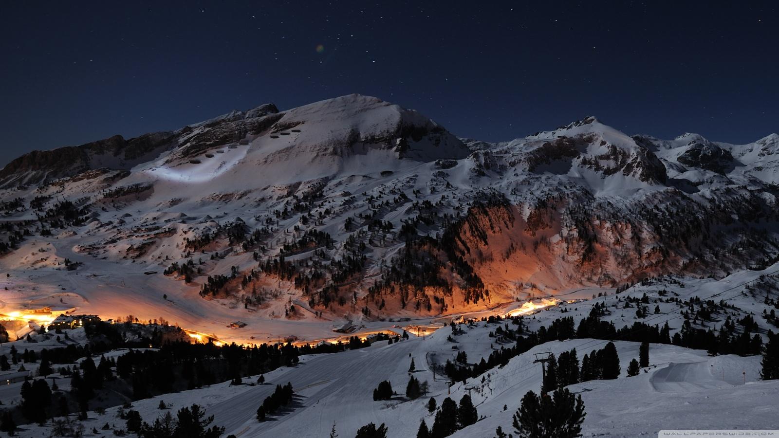 1600x900 Beautiful Night Winter Ultra HD Desktop Background Wallpaper for 4K UHD TV : Widescreen & UltraWide Desktop & Laptop