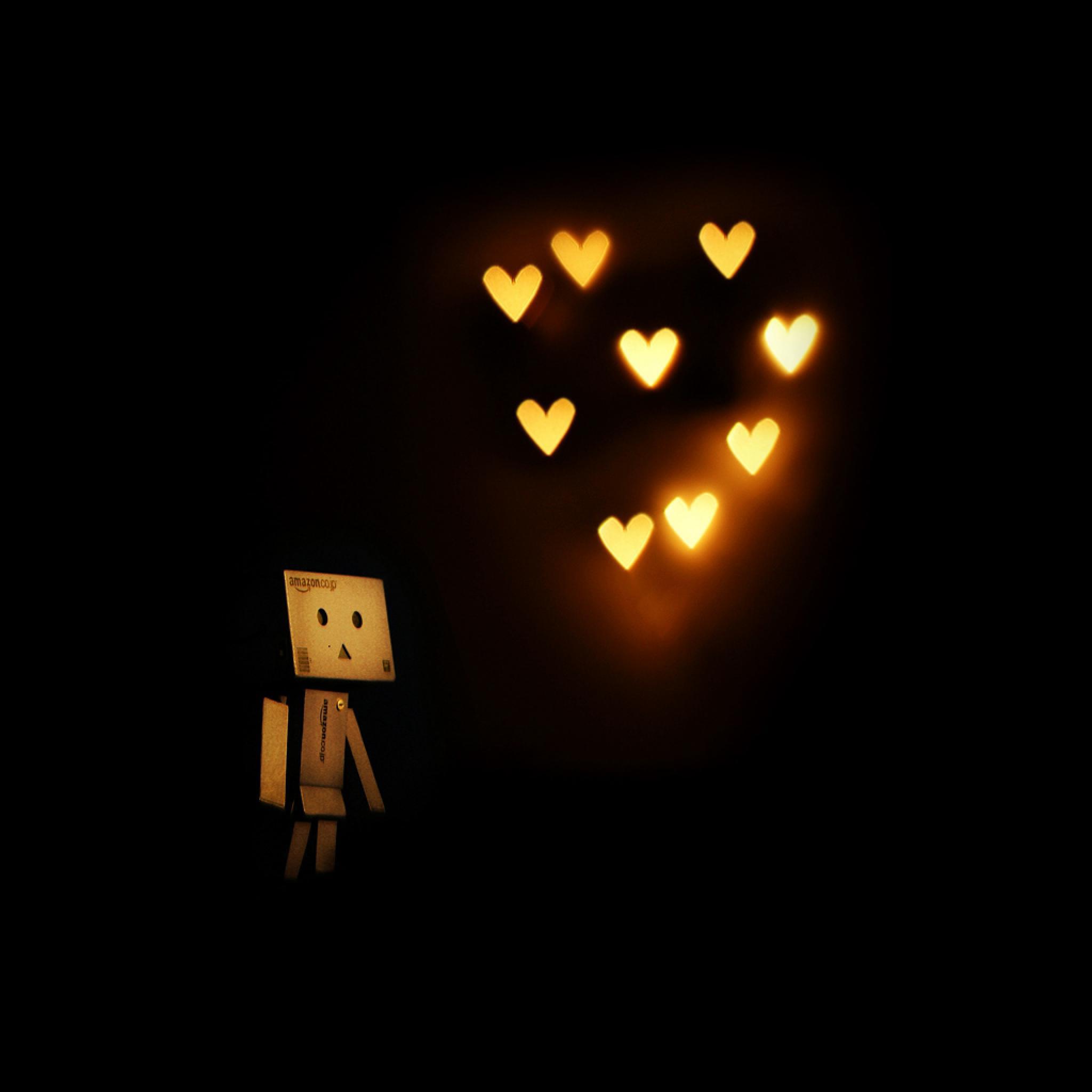 2048x2048 Fun Humor Danbo Is In The Air IPhone HD Wallpaper Free