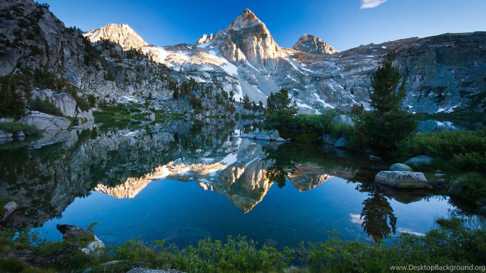 1600x900 Mountain Lake Scenery Wallpaper Desktop Background