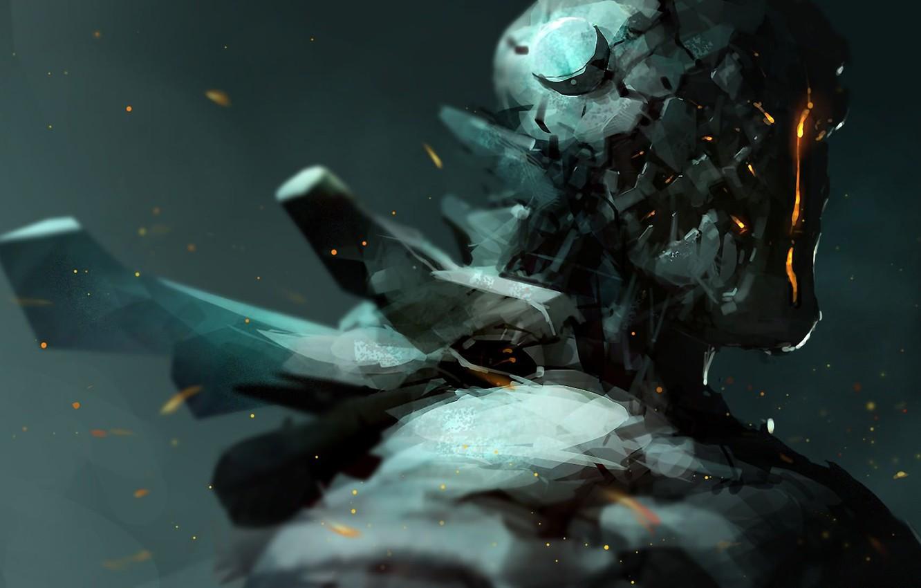 1332x850 Wallpaper robot, robot, Android, android, concept art image for desktop, section фантастика
