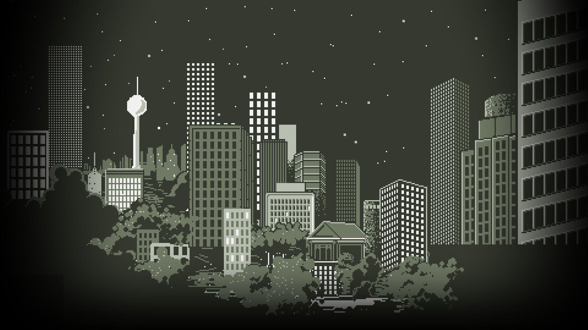 Free City Backgrounds Pixel Art by 2D Game Assets on Dribbble