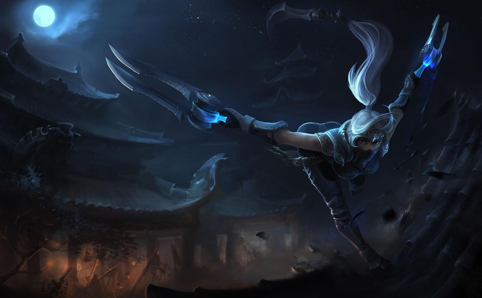 1571x973 Silverfang Akali of Legends Wallpaper