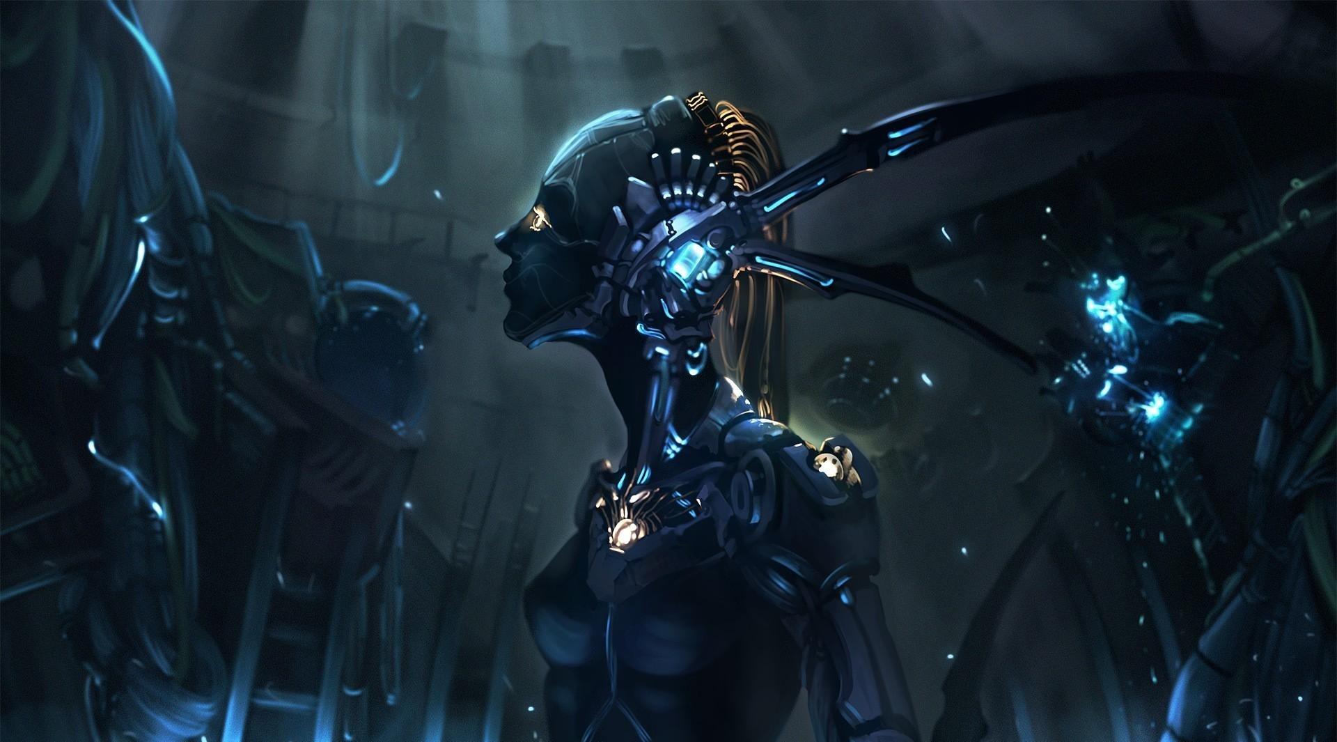 1920x1065 Robot, Cyborg, Mechanism, Girl wallpaper. Mocah HD Wallpaper