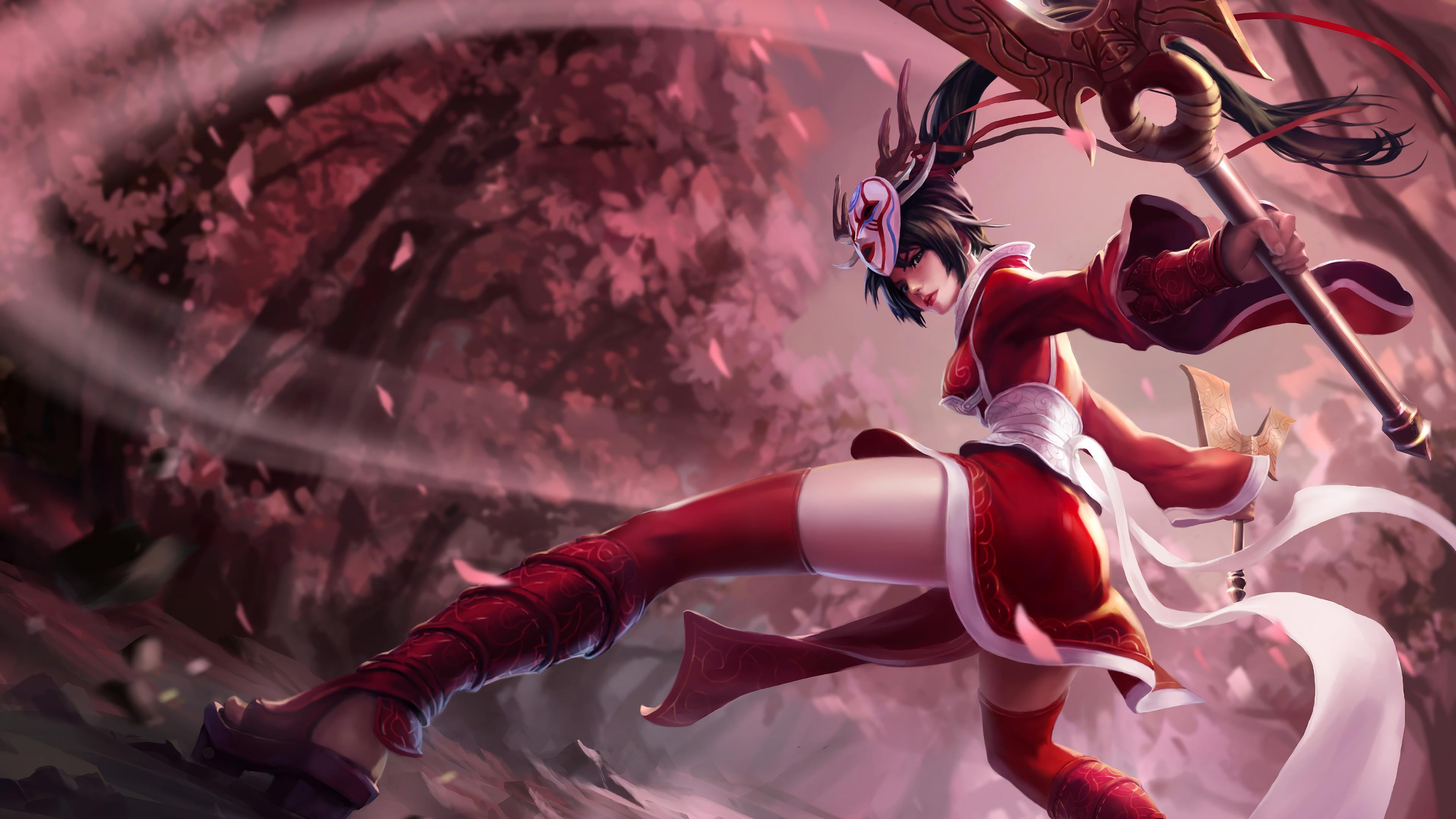 3840x2160 Akali 4K 8K HD League of Legends Wallpaper