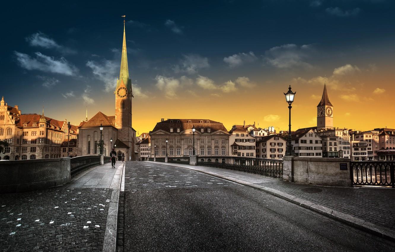 1332x850 Wallpaper Switzerland, Zurich, Canton of Zurich image for desktop, section город
