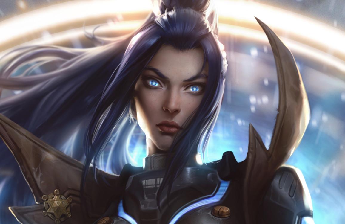 1156x749 Pulsefire Caitlyn for League of Legends, Chengwei Pan