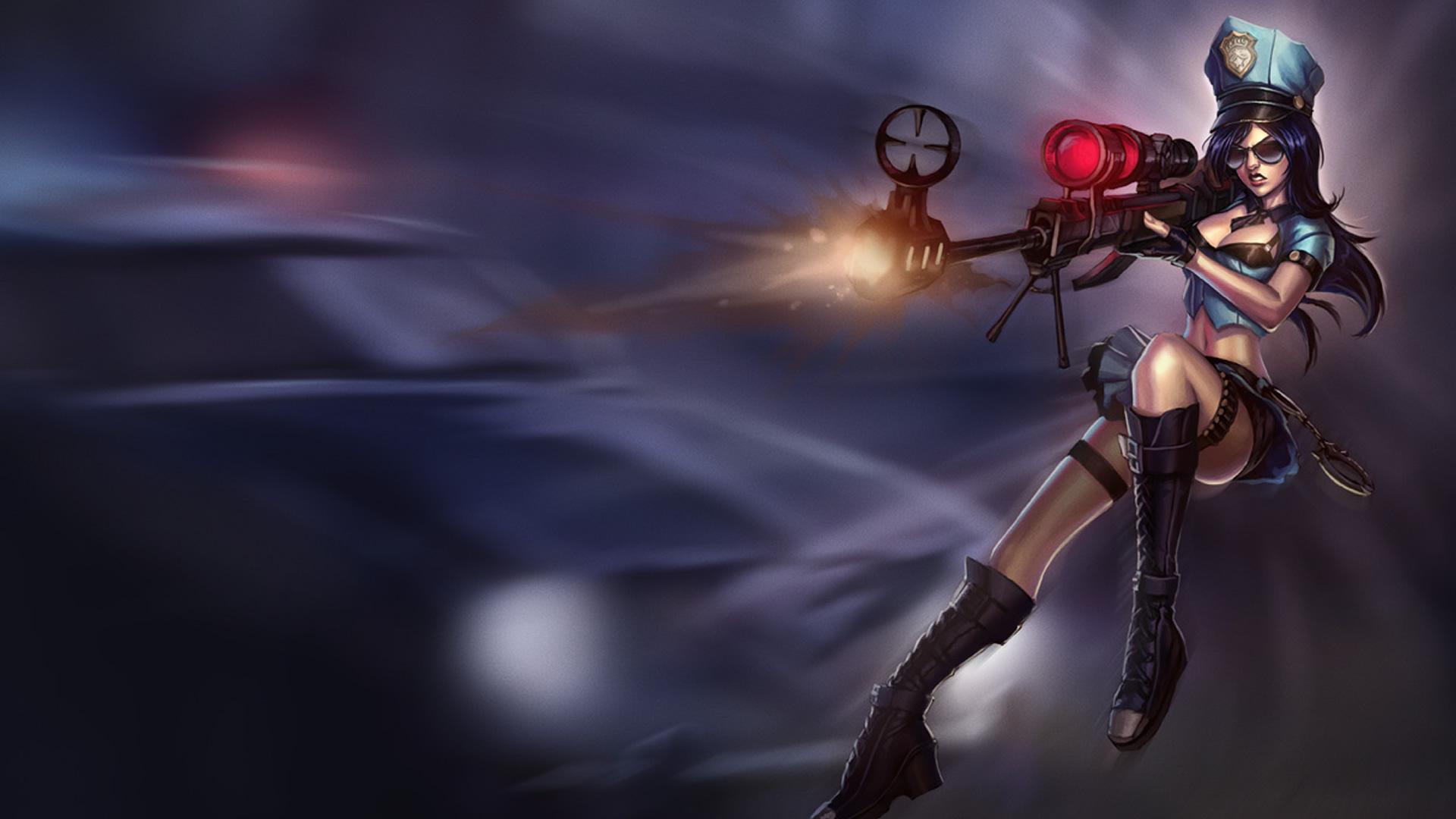 1920x1080 Officer Caitlyn Wallpaper