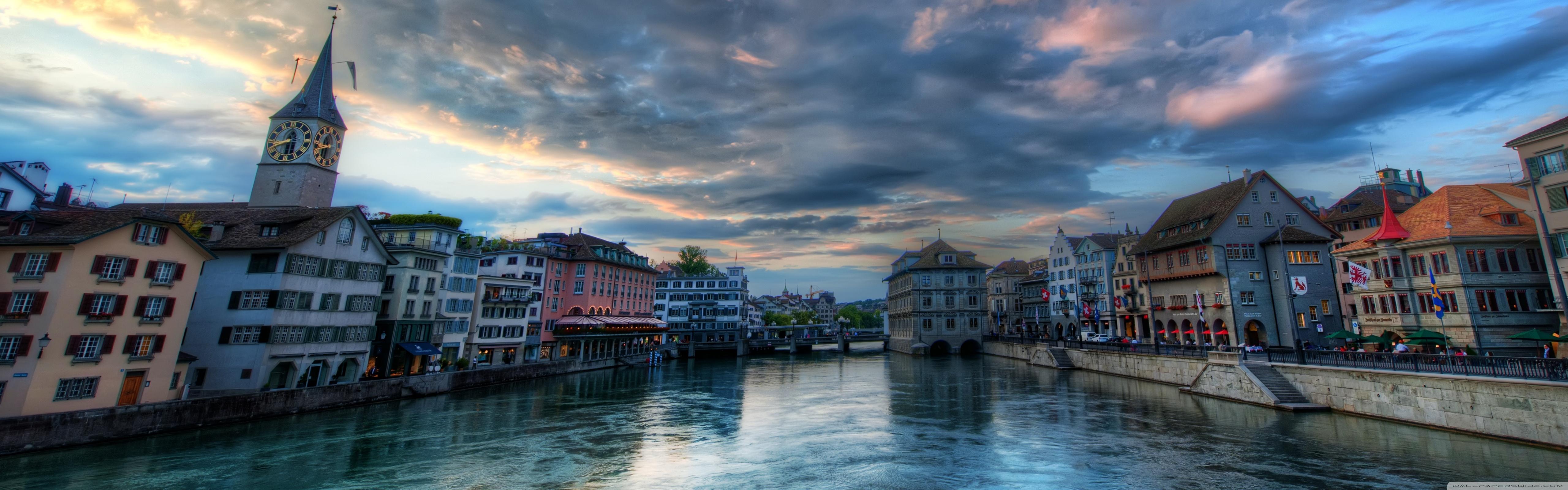 5120x1600 Zurich, Switzerland Ultra HD Desktop Background Wallpaper for : Multi Display, Dual Monitor