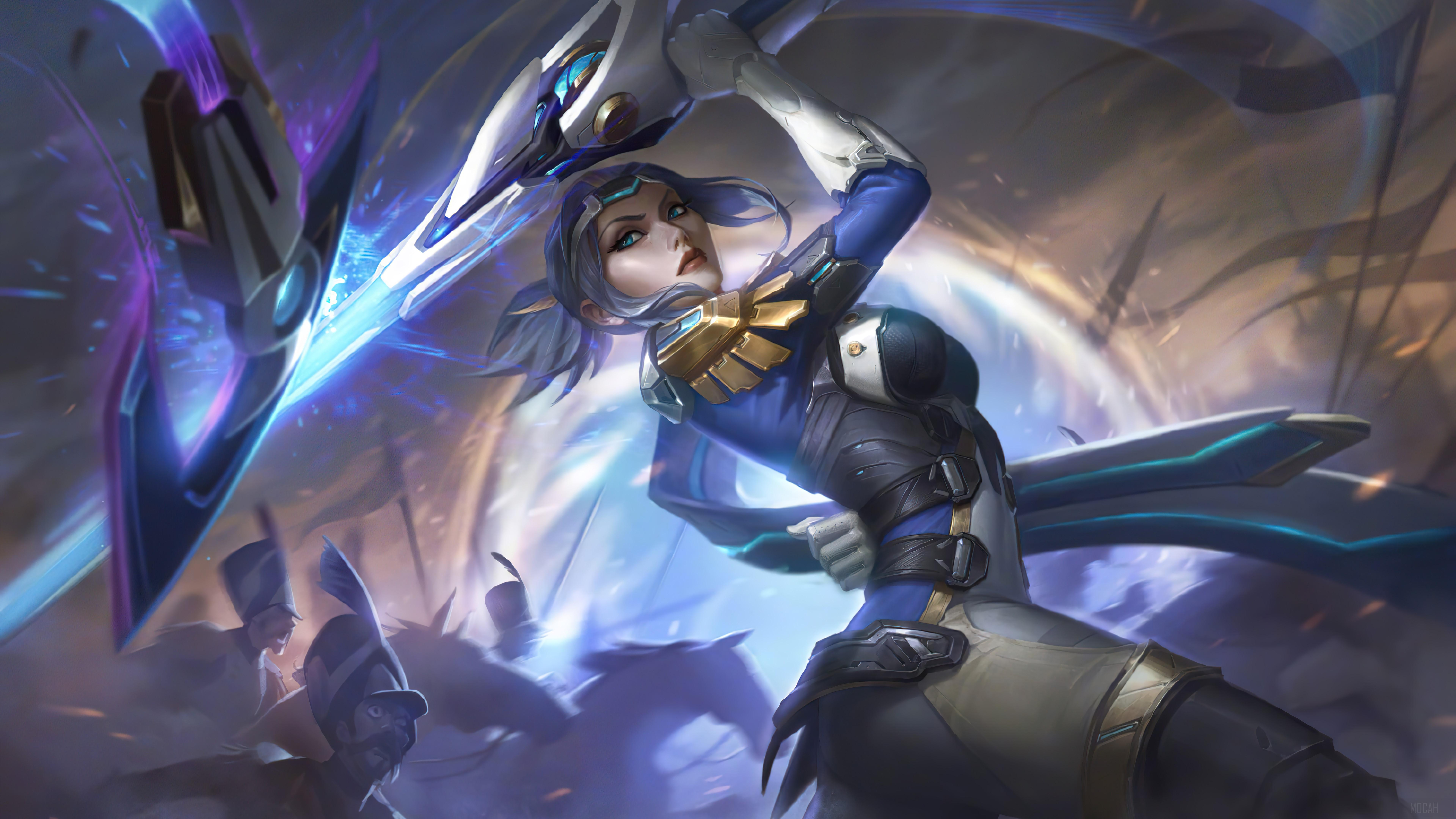 7680x4320 Pulsefire, Fiora, Skin, Splash Art, League of Legends, LoL, Video Game 4k wallpaper. Mocah HD Wallpaper
