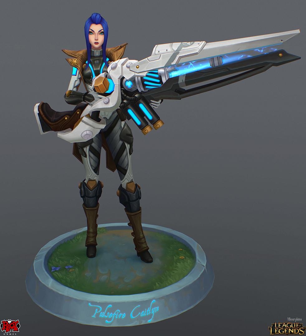 982x1080 Pulsefire Caitlyn