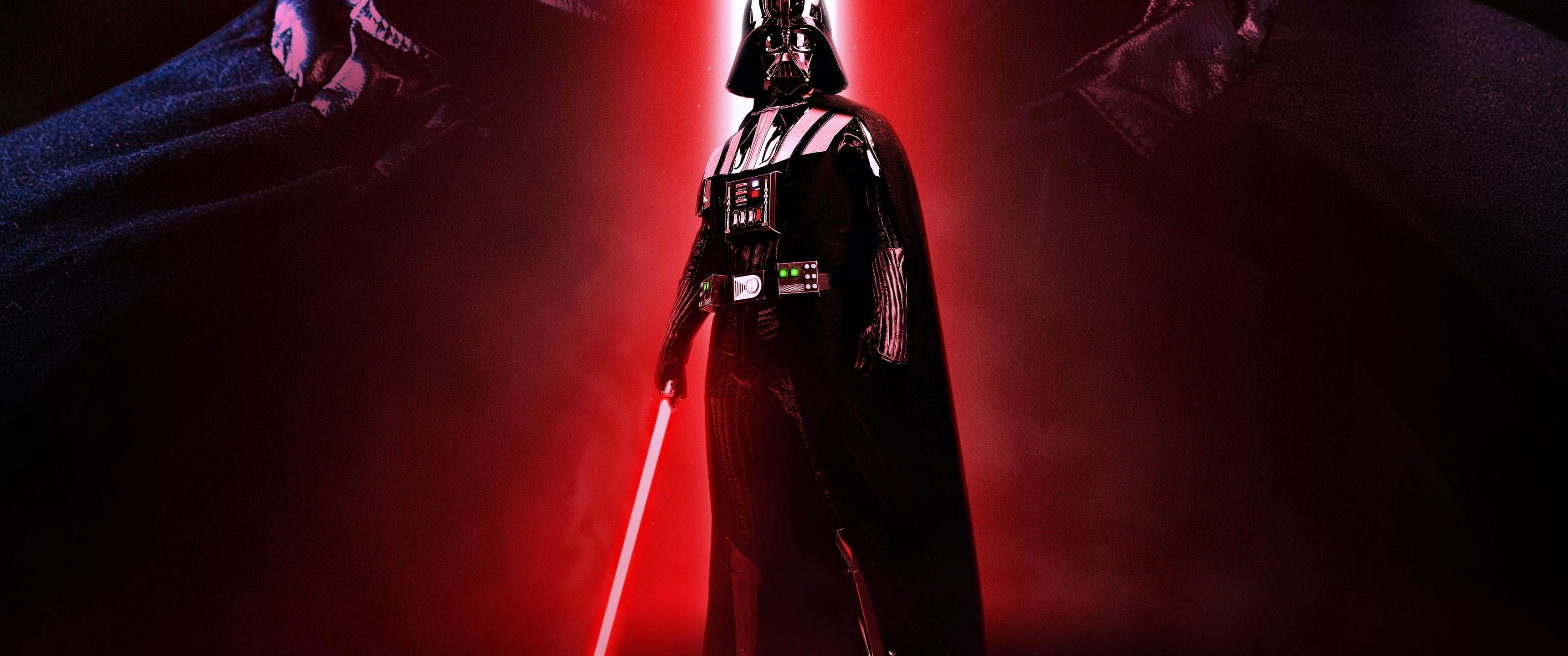 3440x1440 Darth Vader Wallpaper 4K, Sith lightsaber, Star Wars, 5K, Movies
