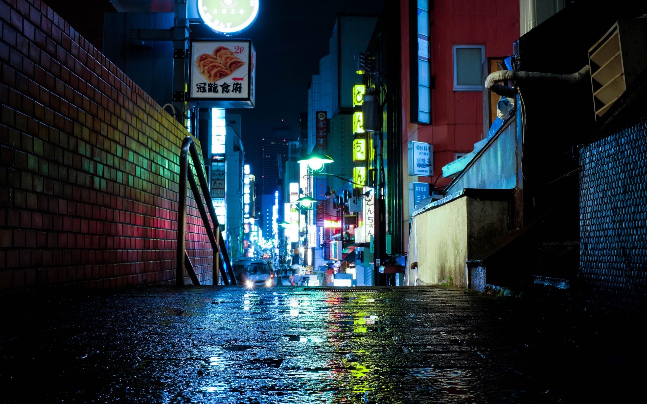 2560x1600 Wallpaper 4k Japan Tokyo Urban Lights Neon 4k Wallpaper