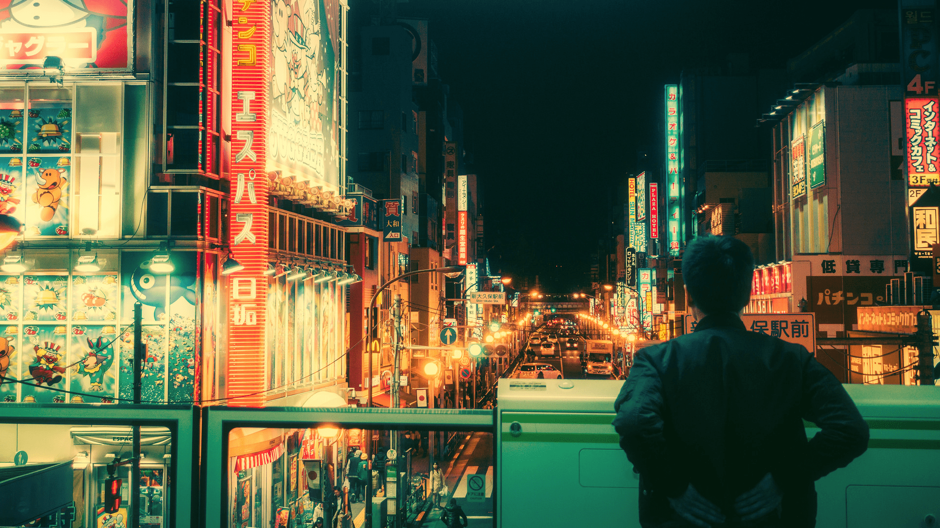 1920x1080 #Japanese, #Tokyo, #bicycle, #neon, wallpaper. Mocah HD Wallpaper