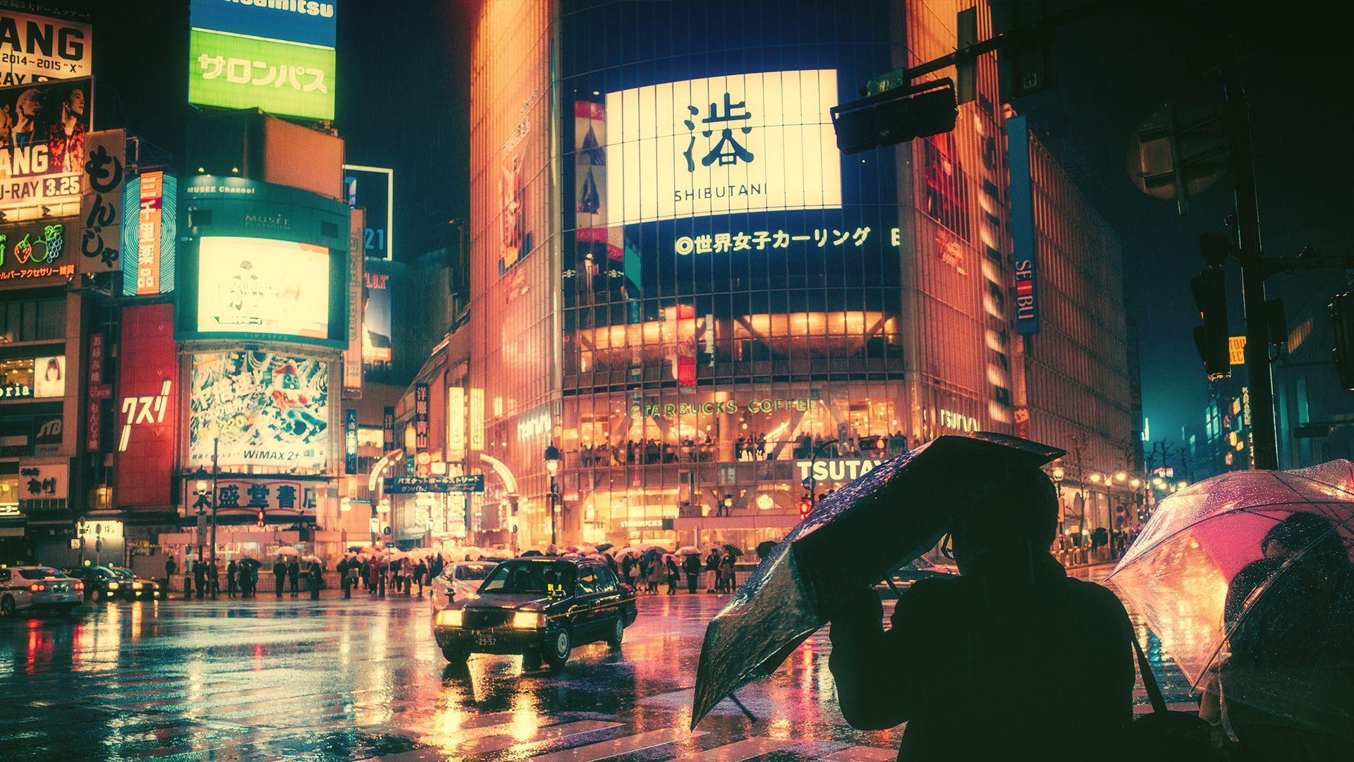 1920x1080 Retro Tokyo Ps4 Wallpaper