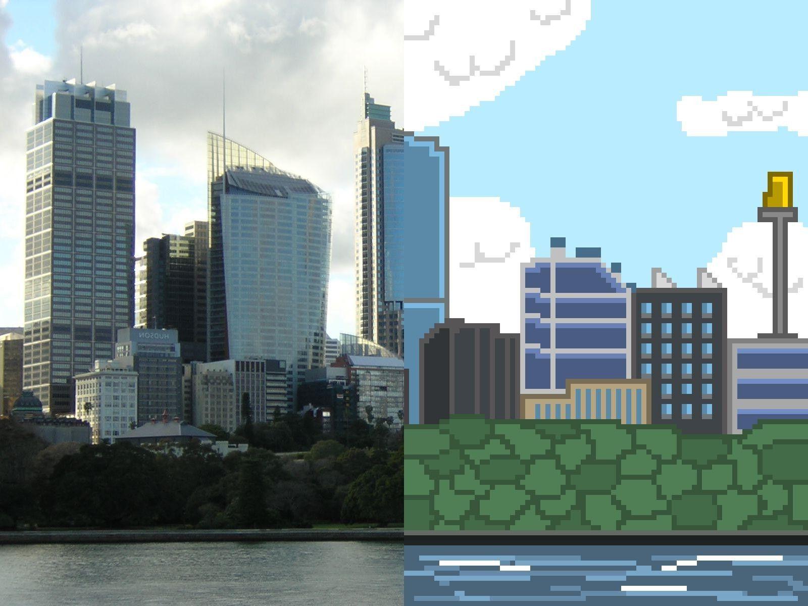 Pixel Art Cities