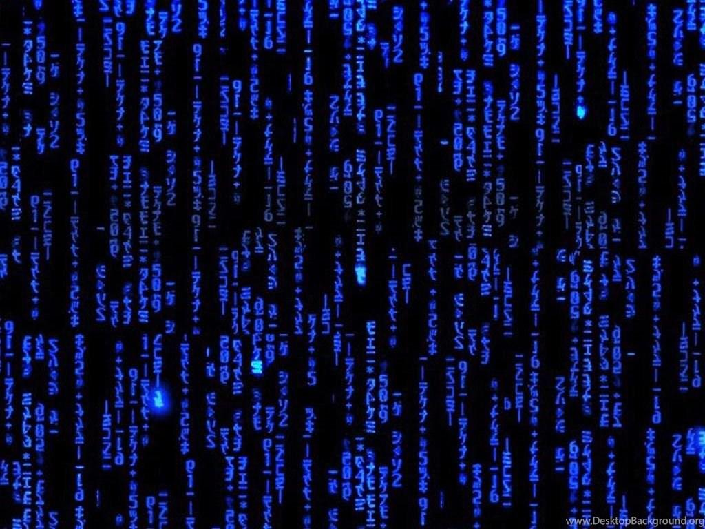 1024x768 Blue Matrix Wallpaper 650935 Desktop Background