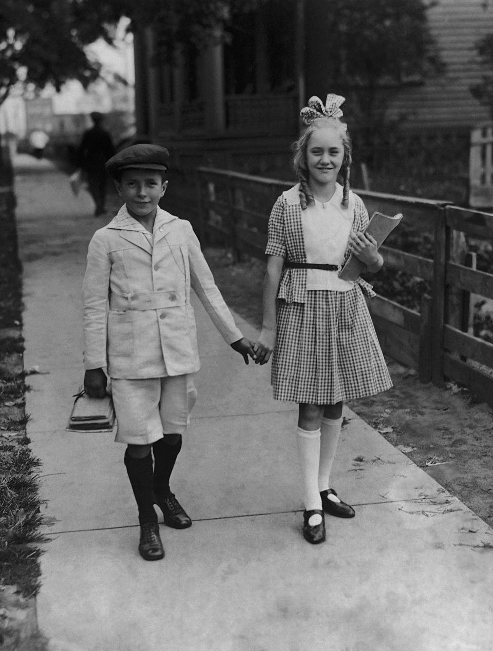 960x1269 Vintage First Day Of School Photo