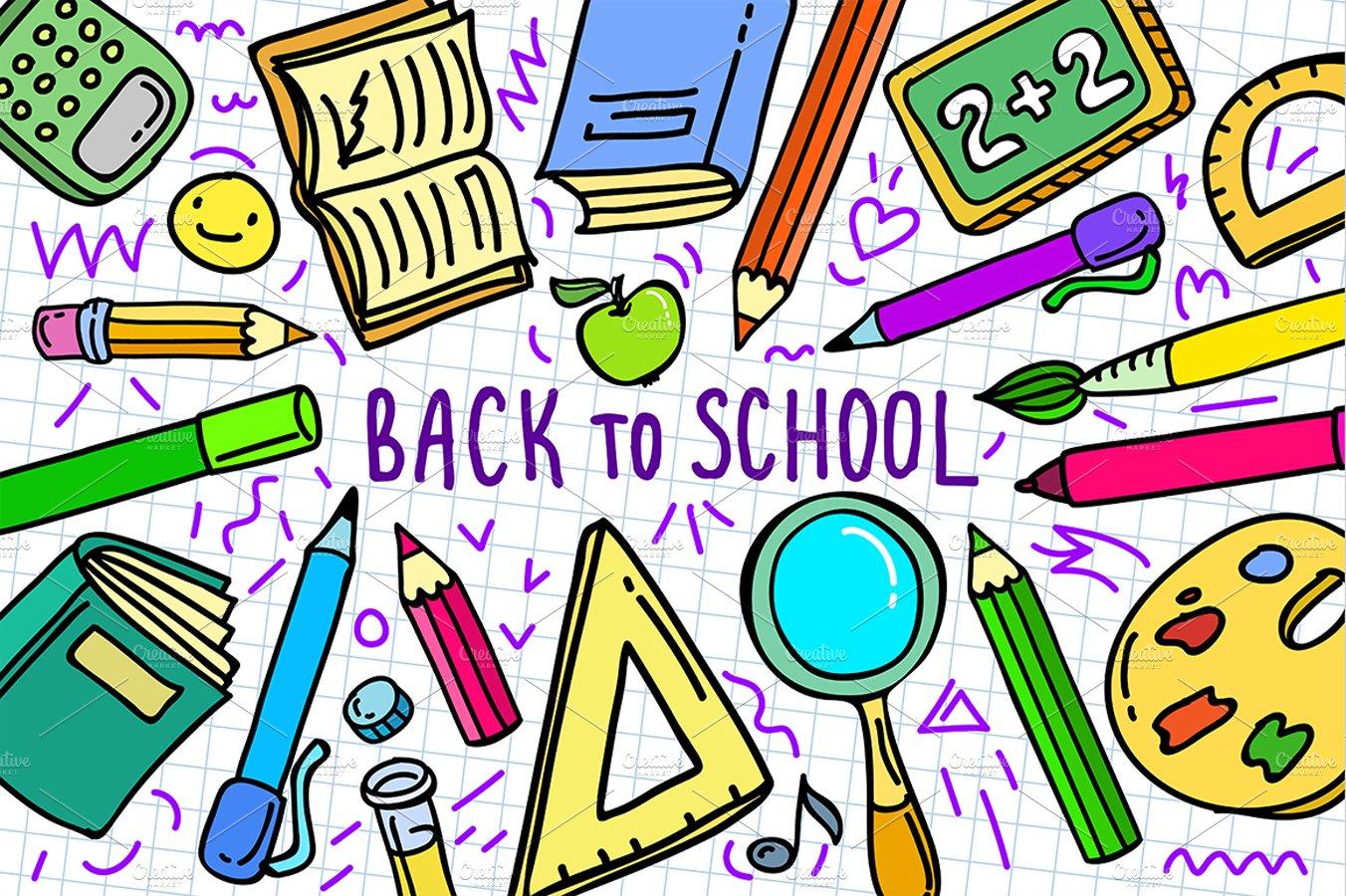 1352x900 Back To School Background. Pre Designed Photohop Graphics Creative Market