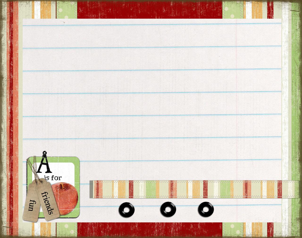 1280x1007 ABC Notepaper Back To School Background For PowerPoint PPT Templates