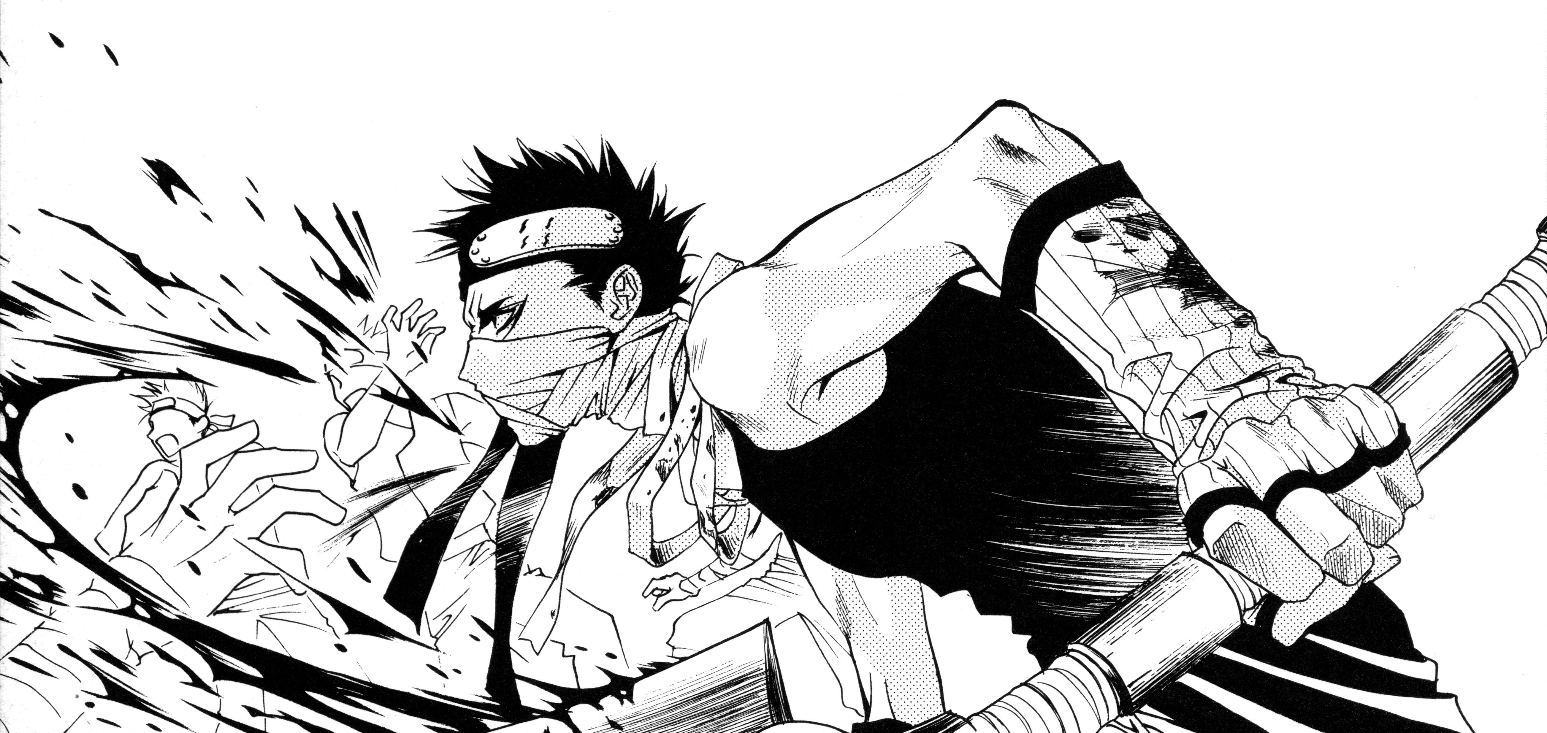 5212x2470 Naruto Manga Wallpaper