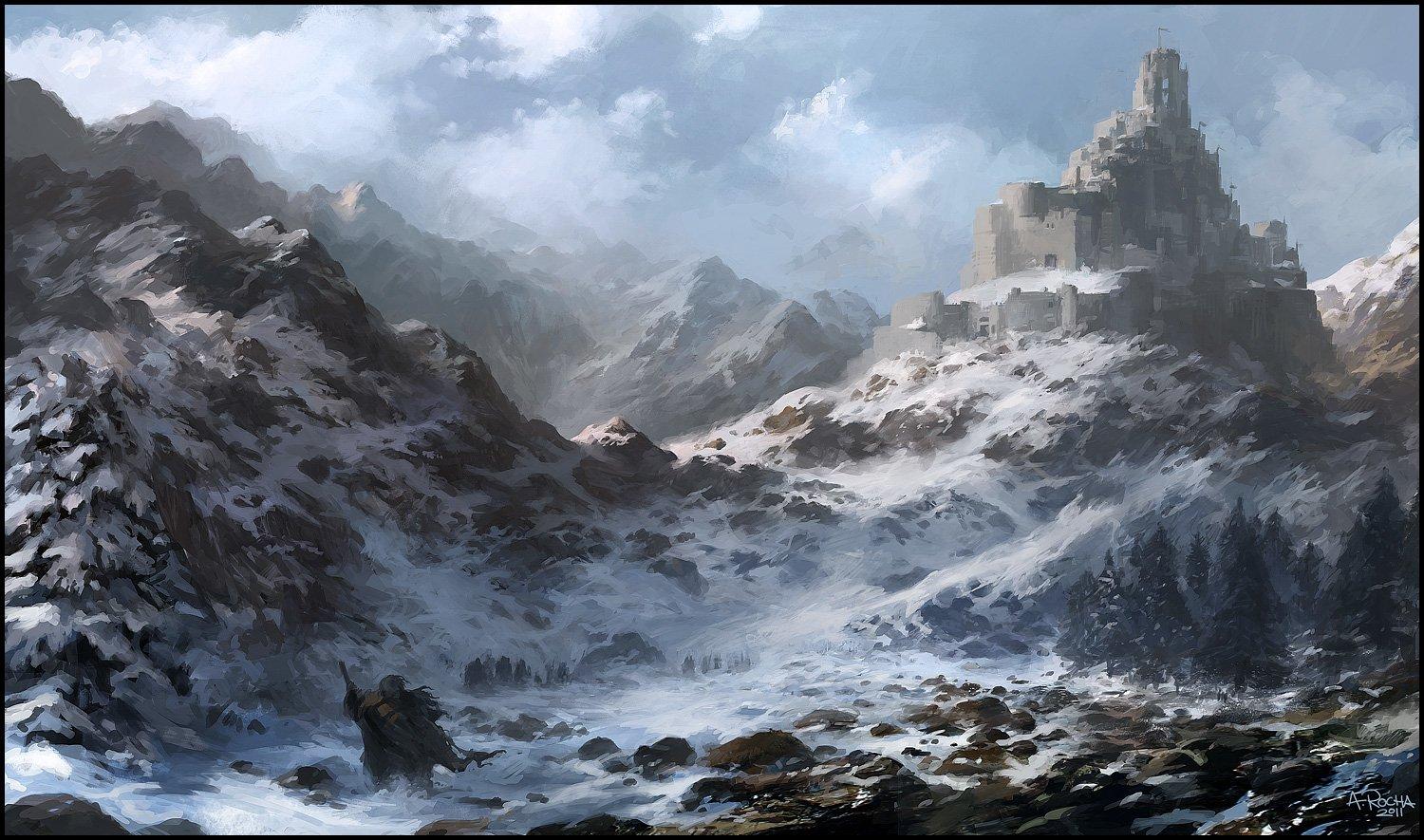 1500x885 castle in the mountains in winter Wallpaper and Background Imagex885