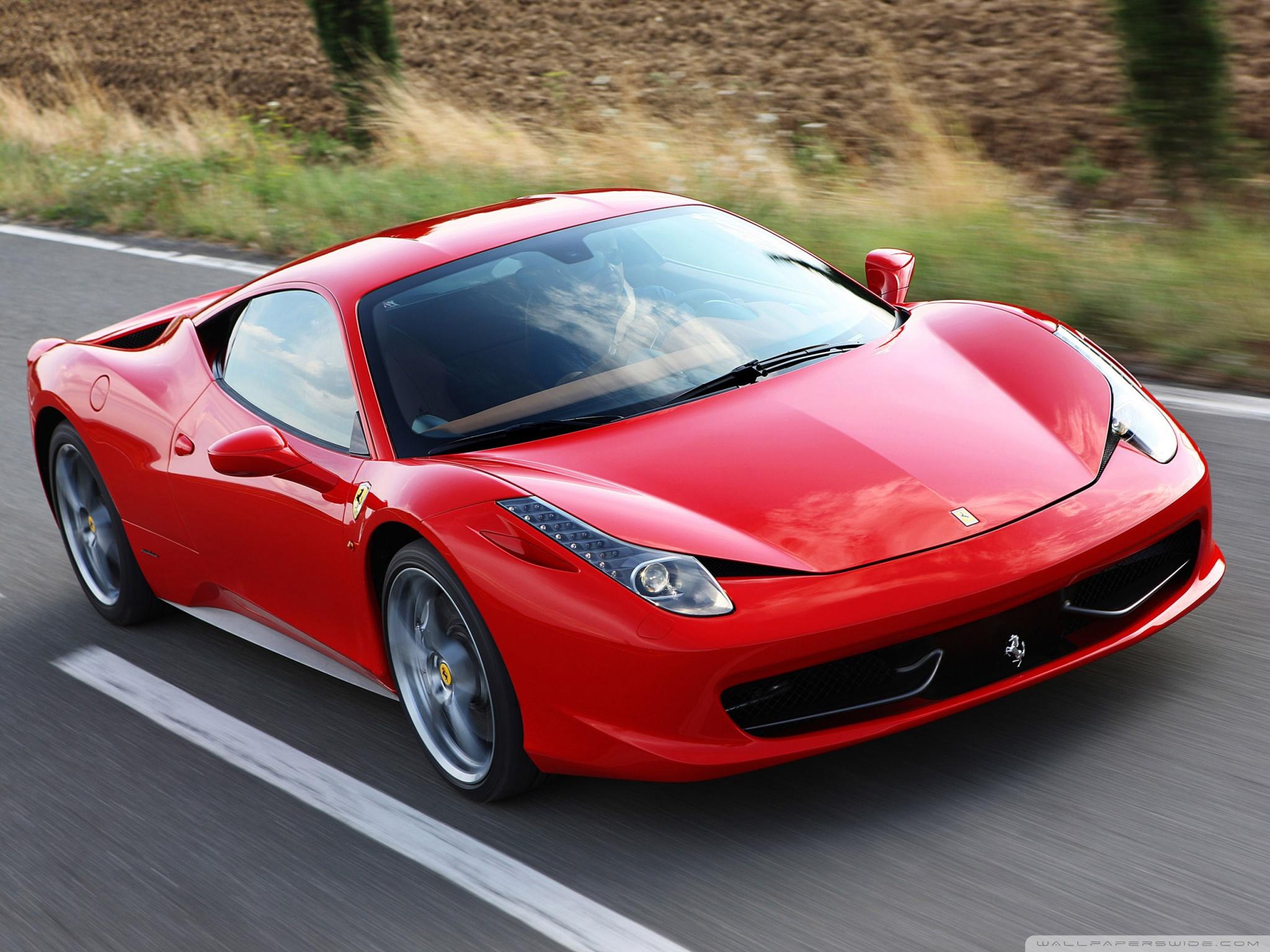 2048x1536 Red ferrari 458 italia wallpaperx1536