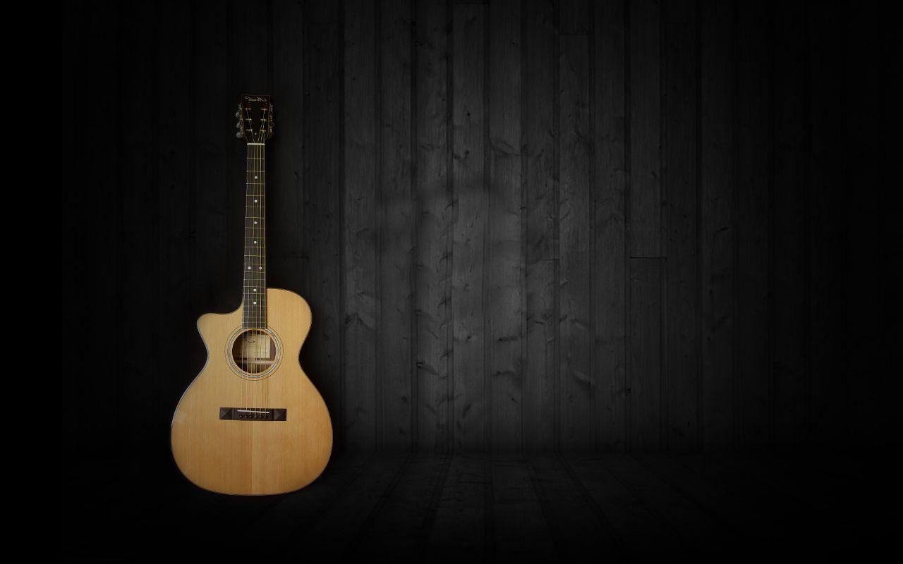 1280x800 Acoustic Guitar HD Wallpaper