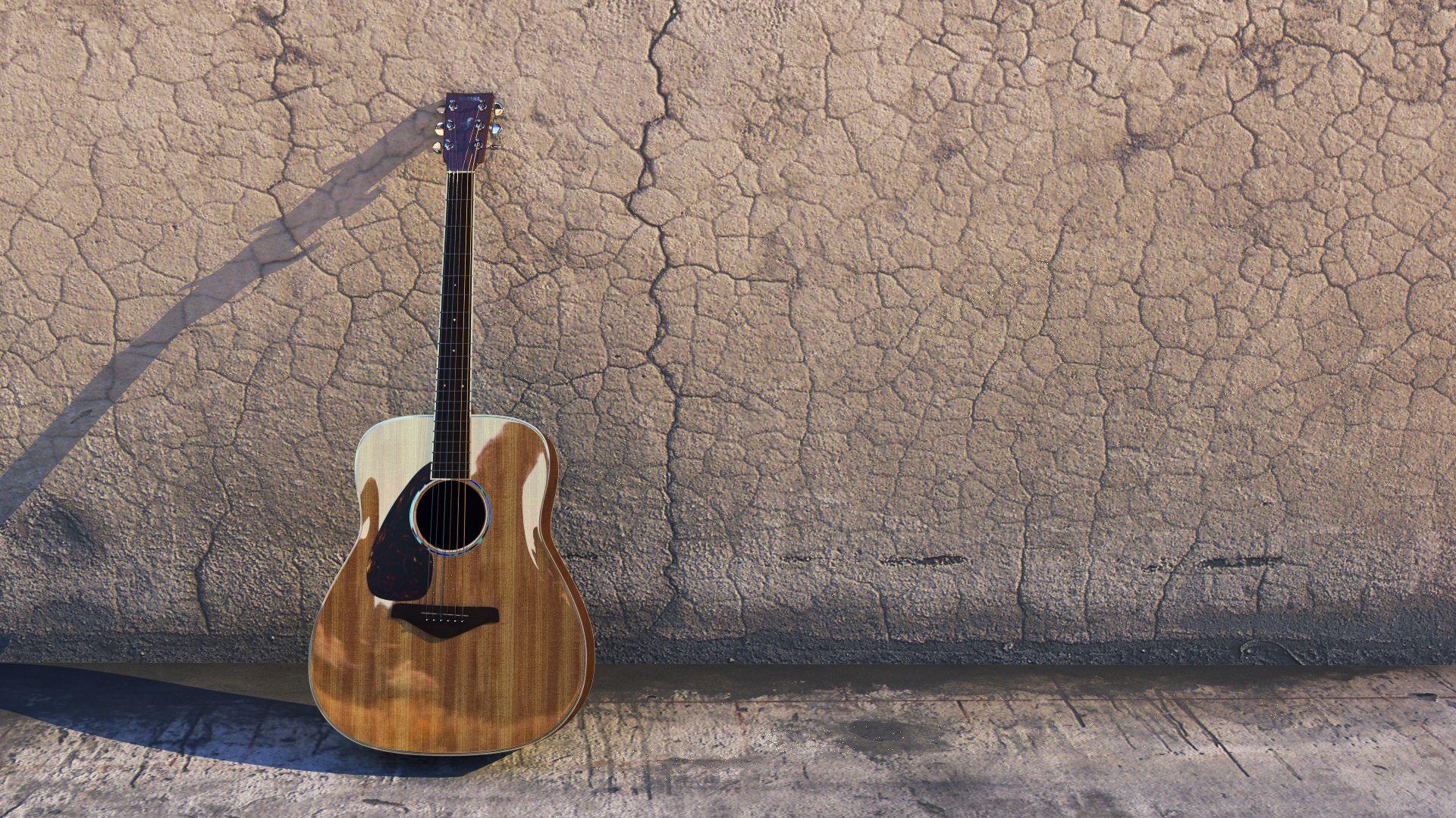 1920x1080 Acoustic Guitar HD Wallpaper