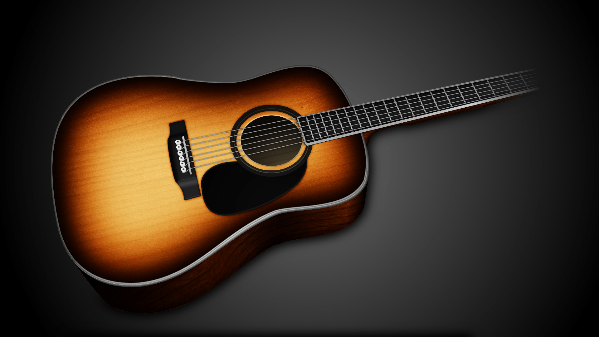 1920x1080 Acoustic Guitar Wallpaper HD