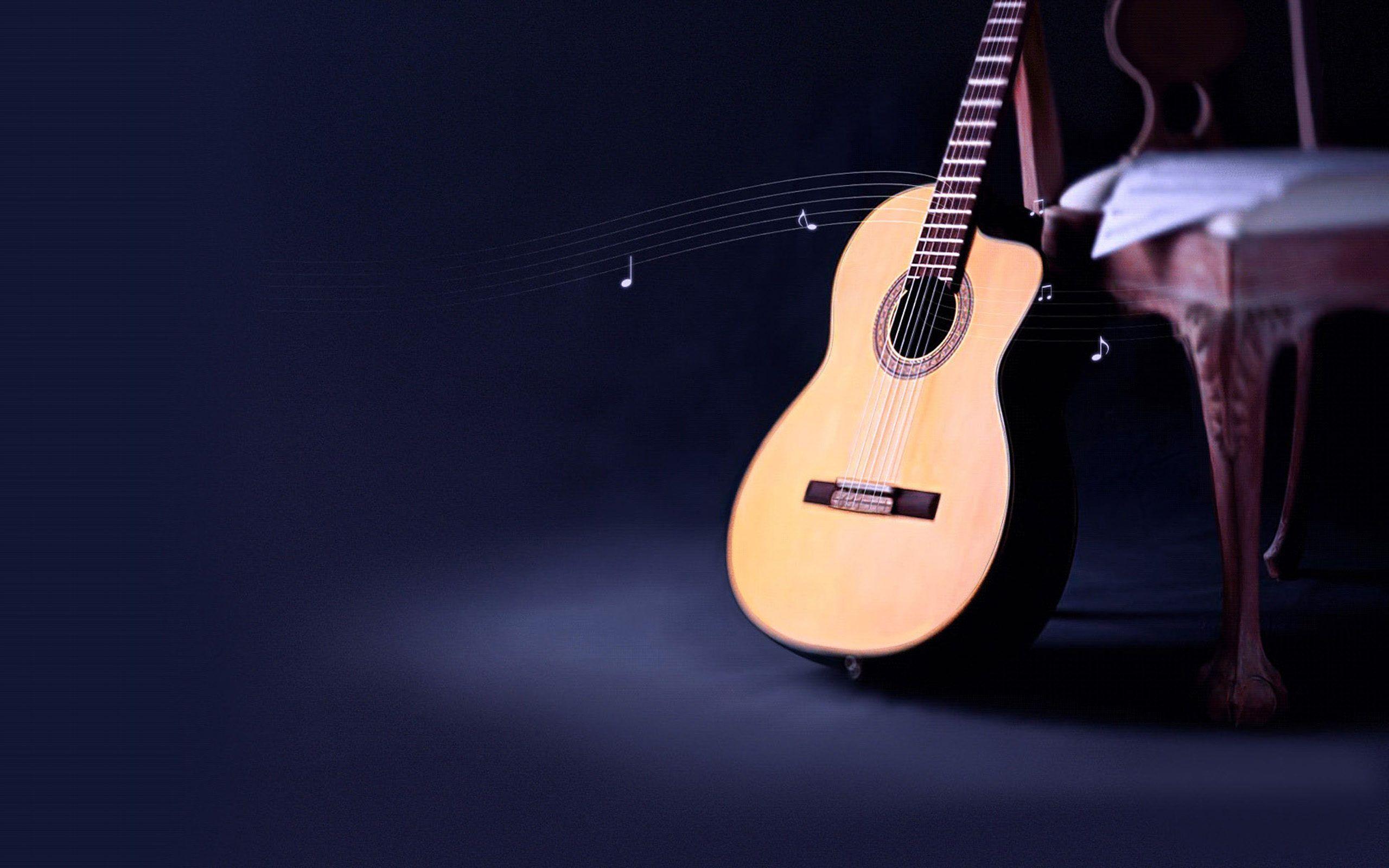 2560x1600 Acoustic Guitar Wallpaper HD
