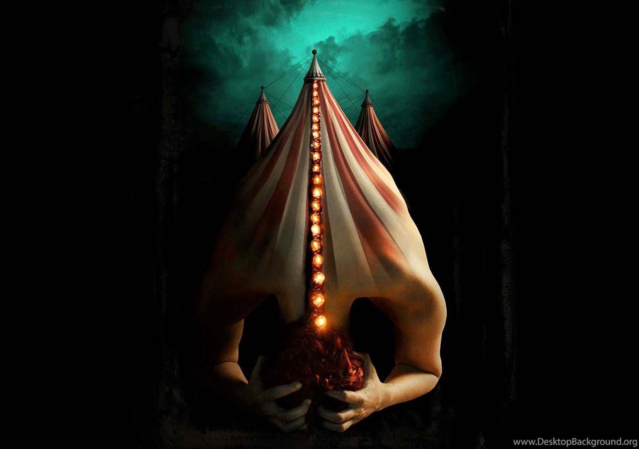 1280x900 American Horror Story Freaky Circus Tent Woman Front View Promo. Desktop Background