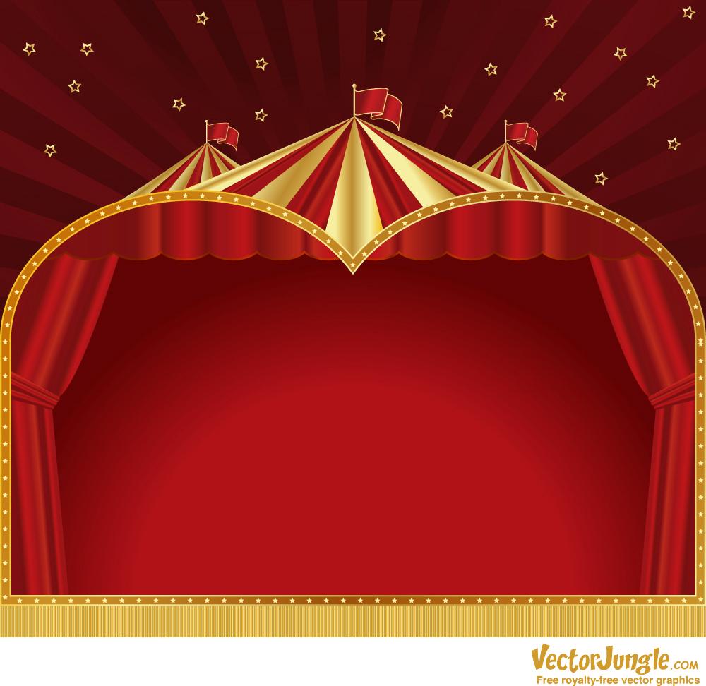 1000x972 circus background