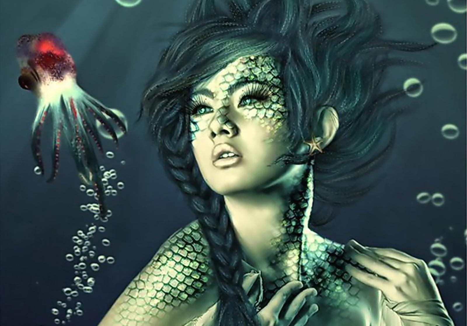 1600x1116 Mythical Women Artwork Wallpaper HD / Desktop and Mobile Background