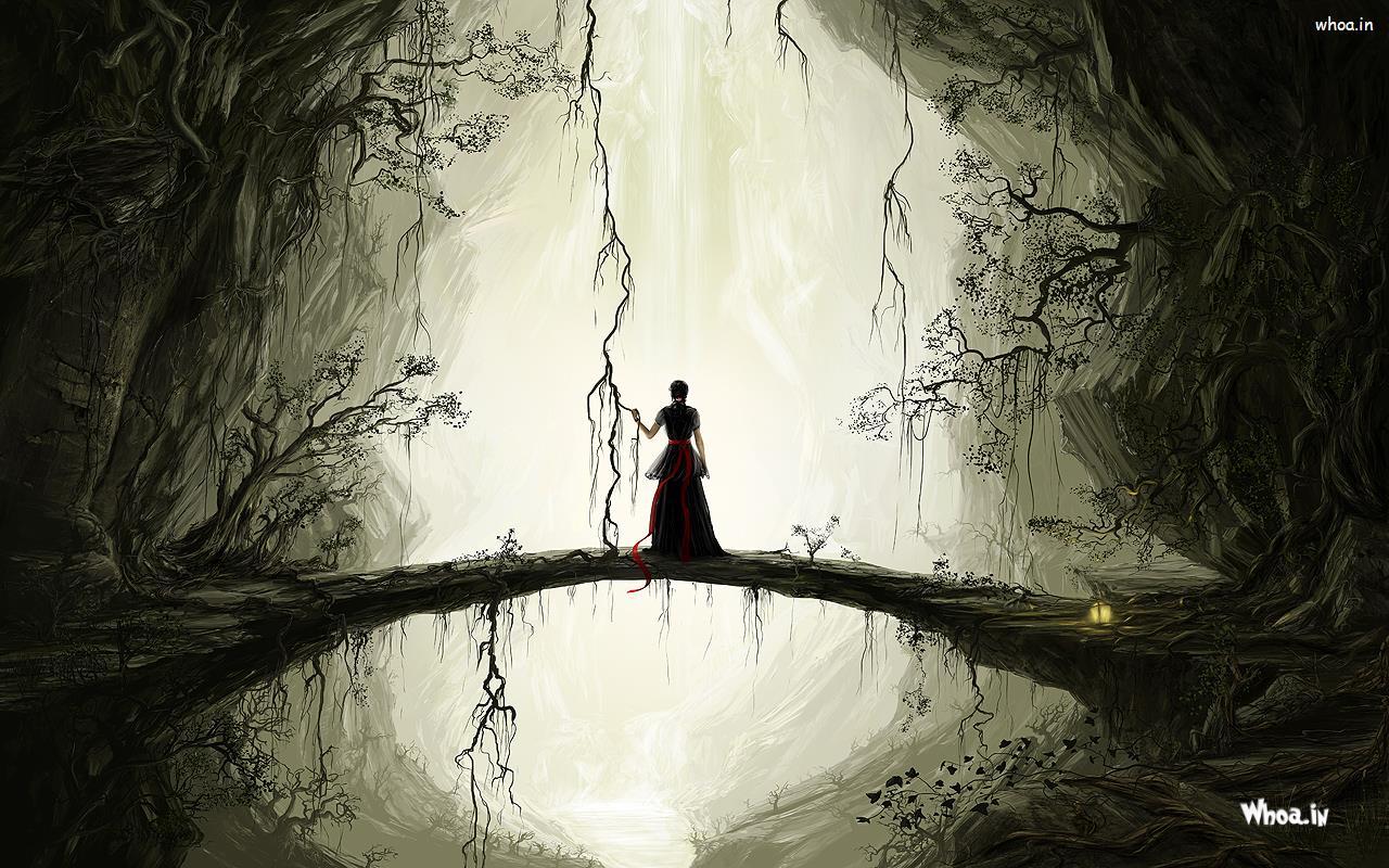 1280x800 Fantasy Mythical Girls HD Wallpaper