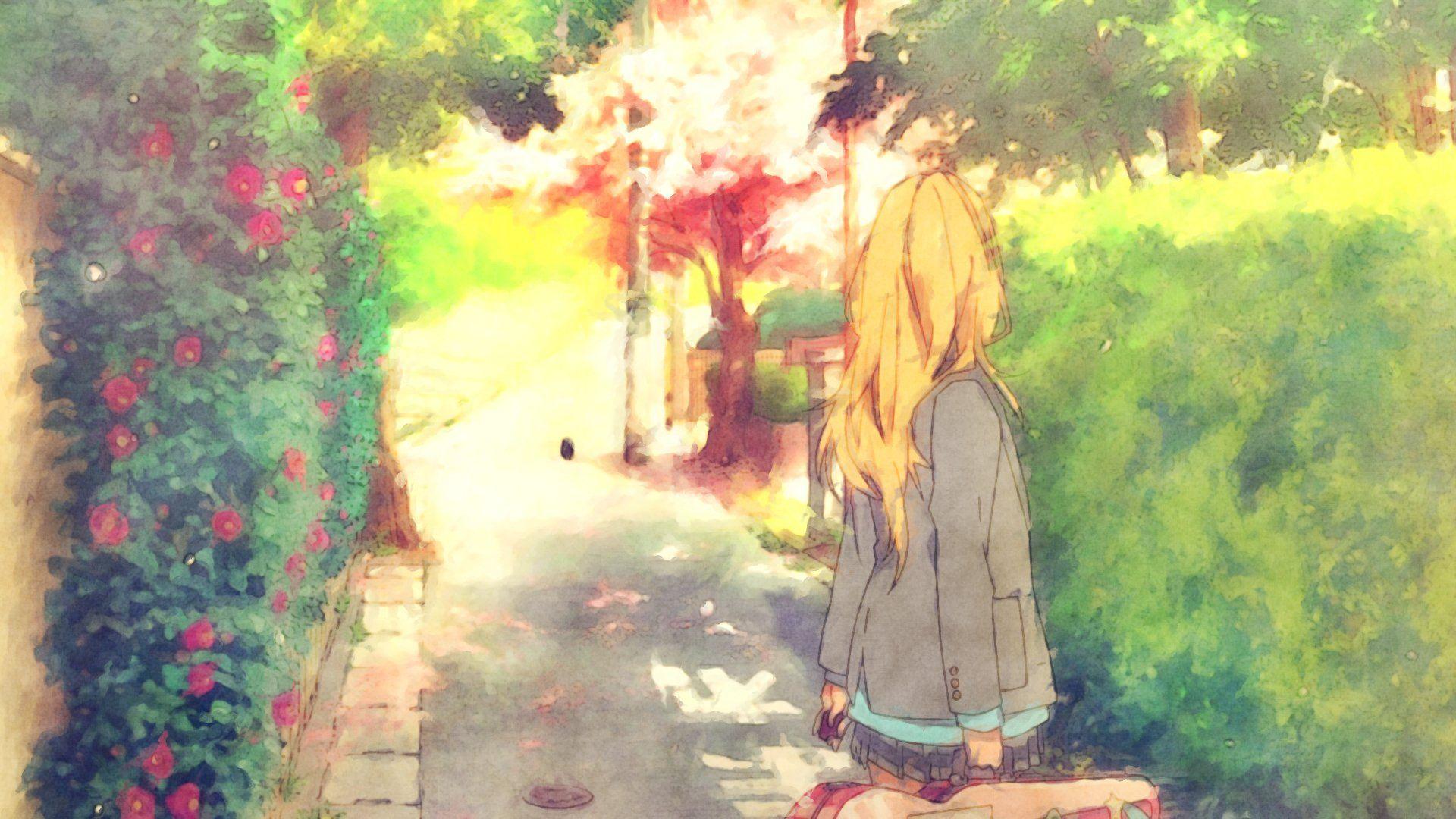 Your Lie In April Watercolor Wallpapers Top Free Your Lie