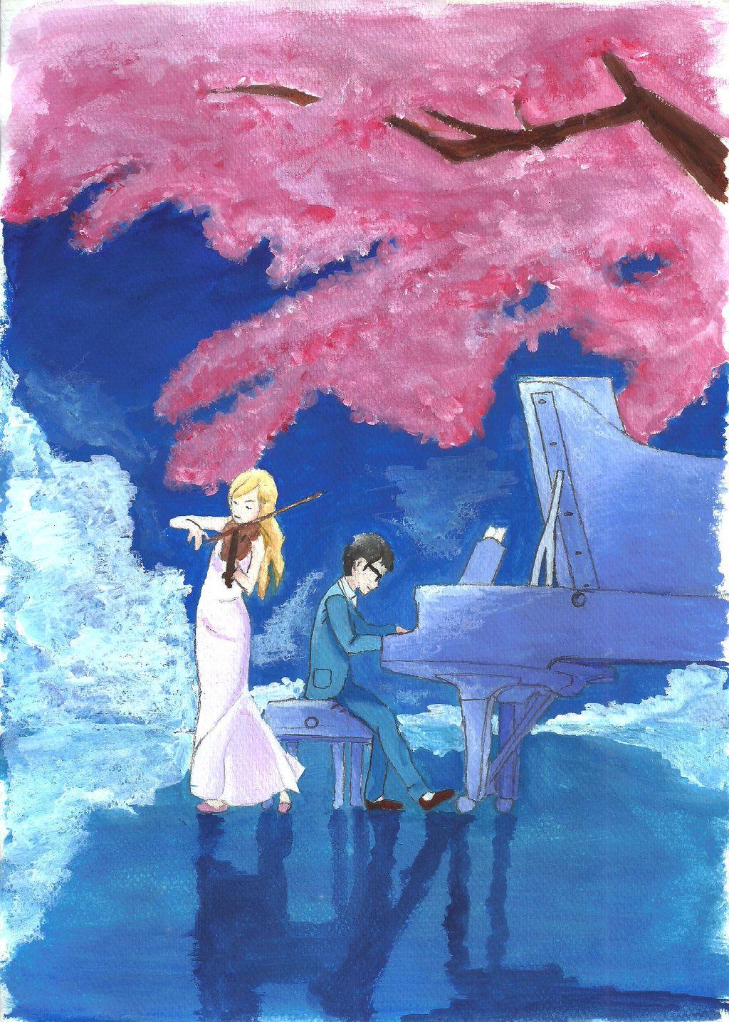 1024x1436 Shigatsu and Kaori's Performance
