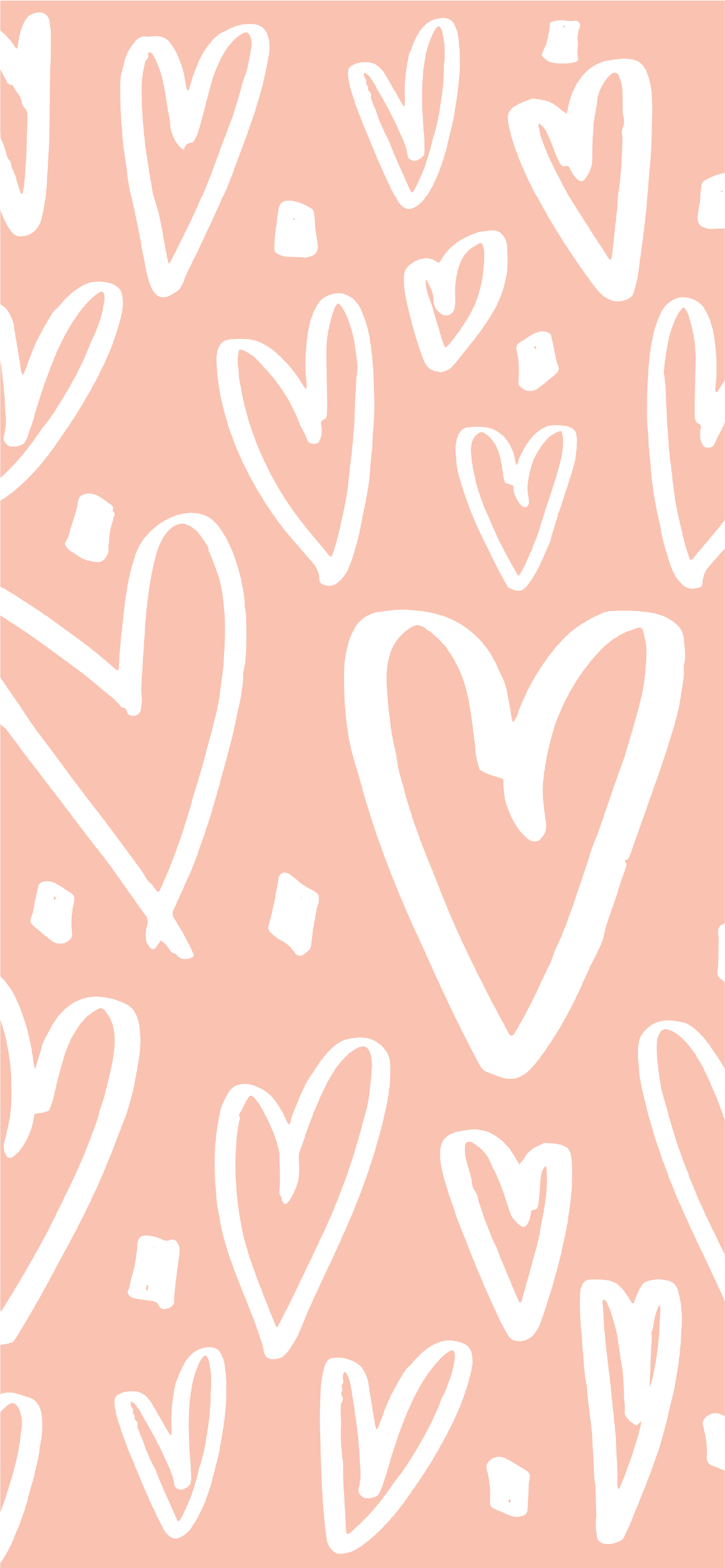 1243x2689 Valentine's Day iPhone Wallpaper. Ginger and Ivory