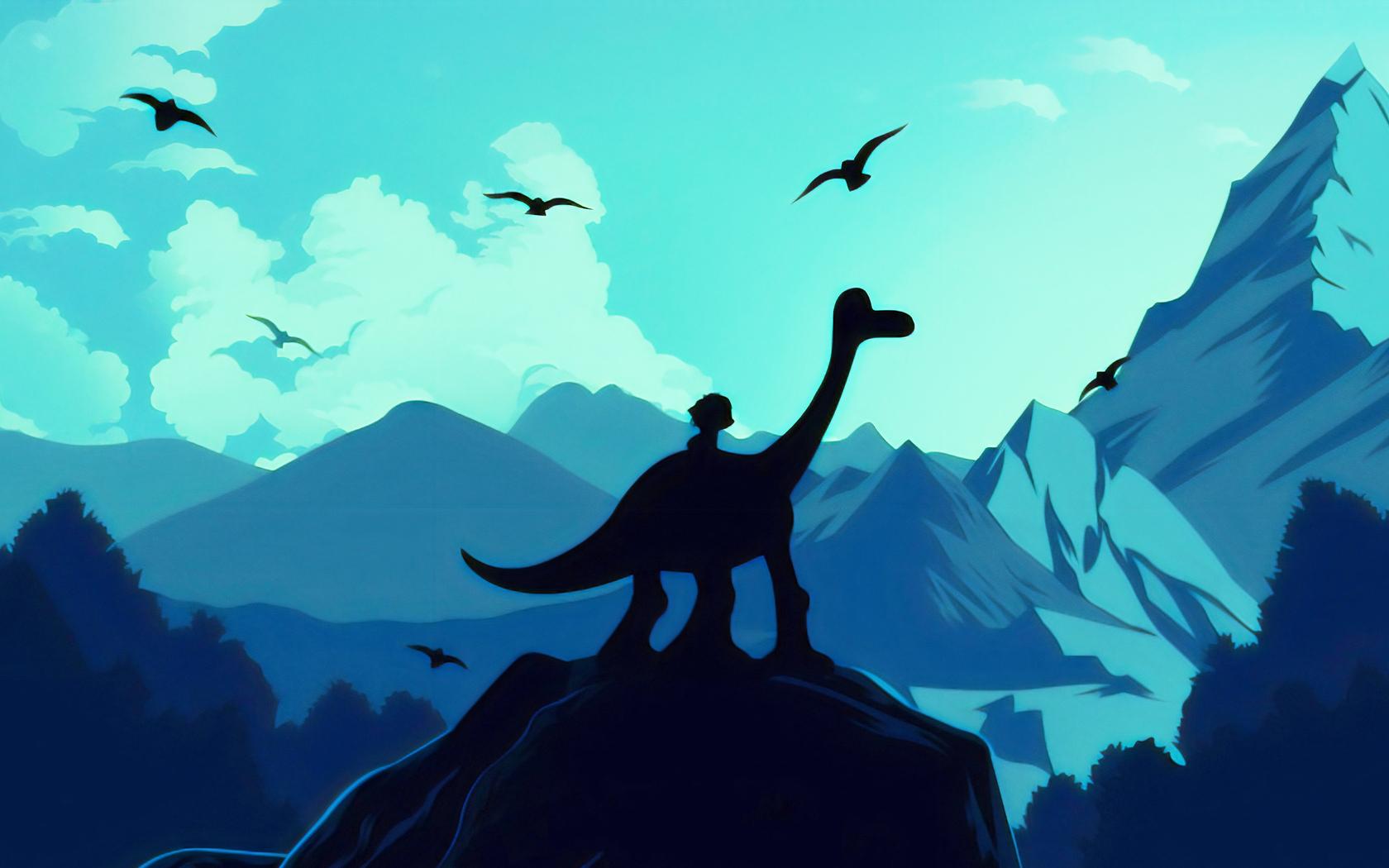 1680x1050 The Good Dinosaur Illustration 1680x1050 Resolution HD 4k Wallpaper, Image, Background, Photo and Picture