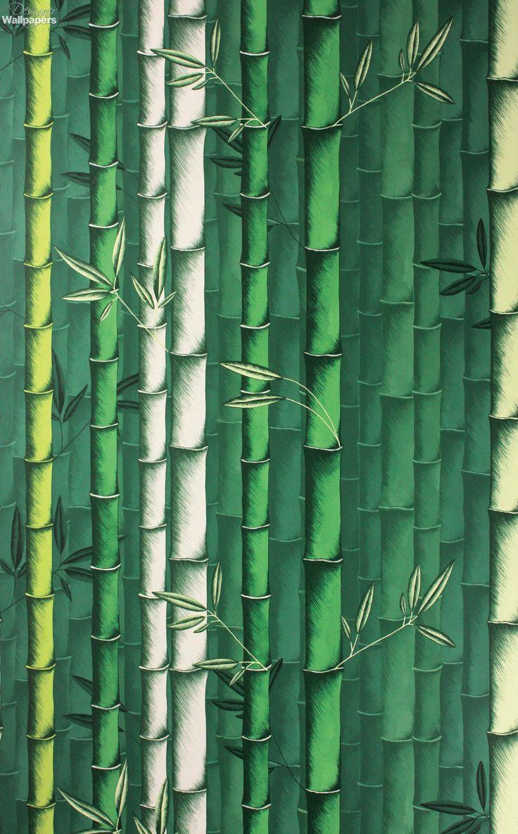 736x1185 Bamboo Is An Unusual, Eye Catching, Vertical Pattern That Resembles The Bamboo Plant. Giant Bamboos Are The Largest M. Bamboo Wallpaper, Bamboo, Osborne & Little