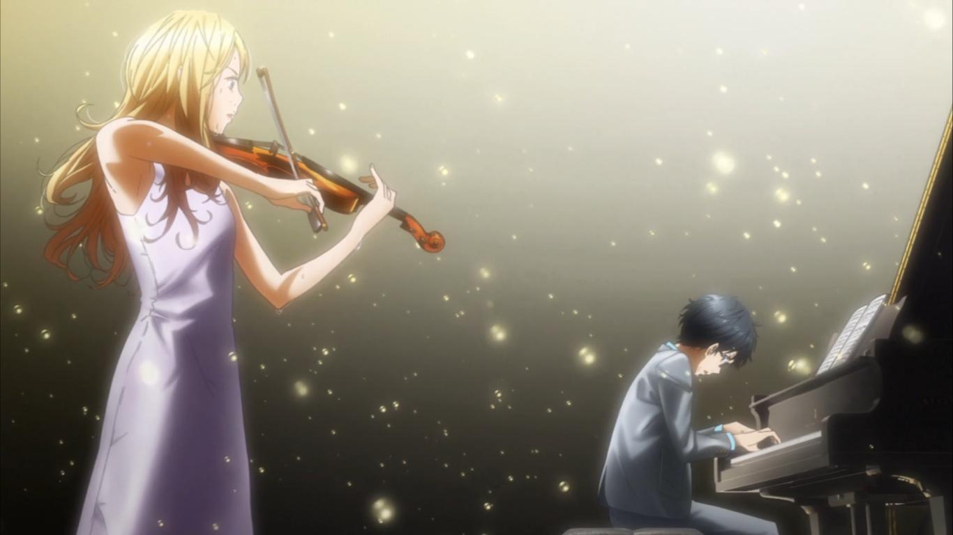 1366x768 Your Lie In April Wallpaper