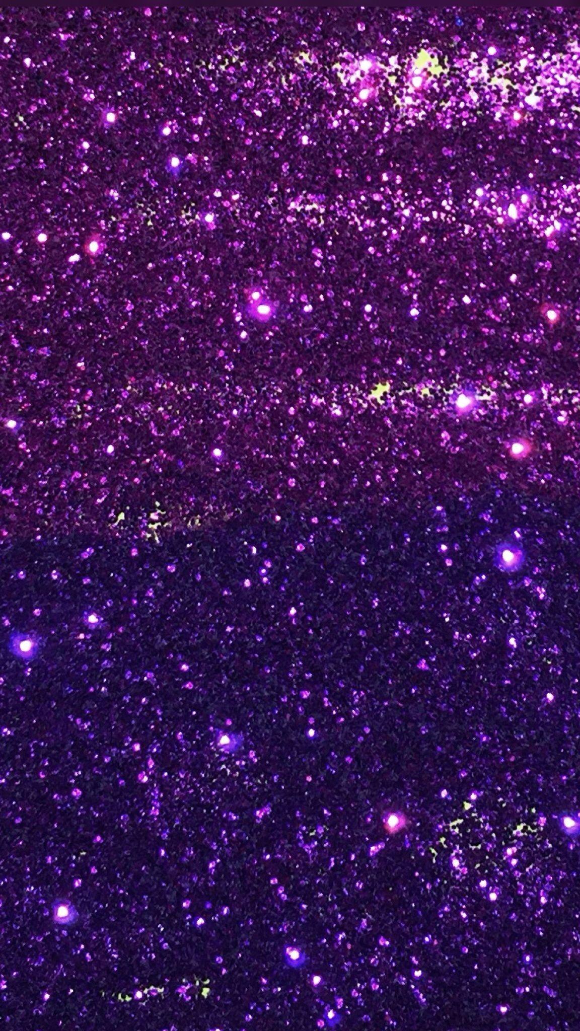 1152x2048 Purple Glitter Wallpaper